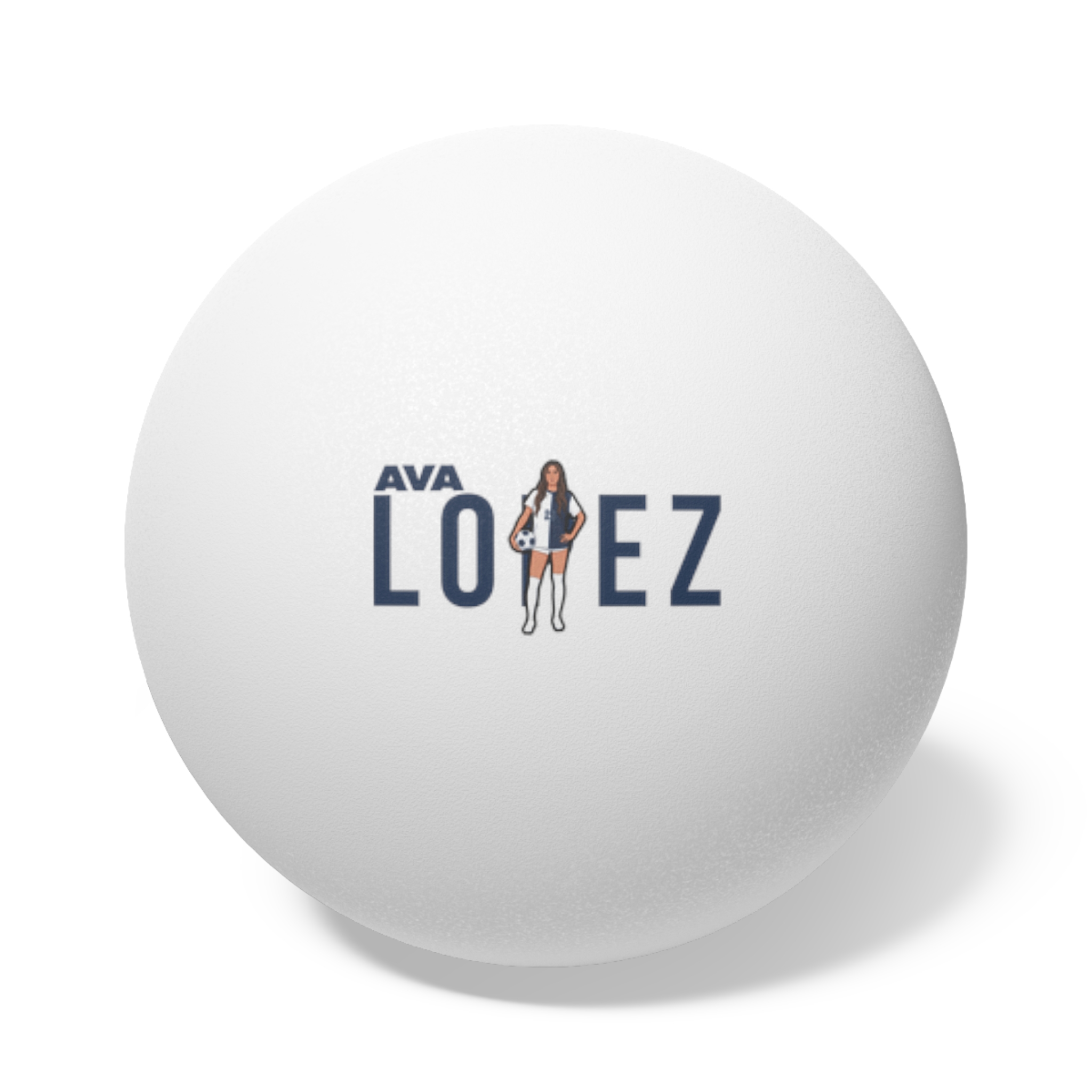 Ping Pong Balls, 6 pcs — character_player_name in White