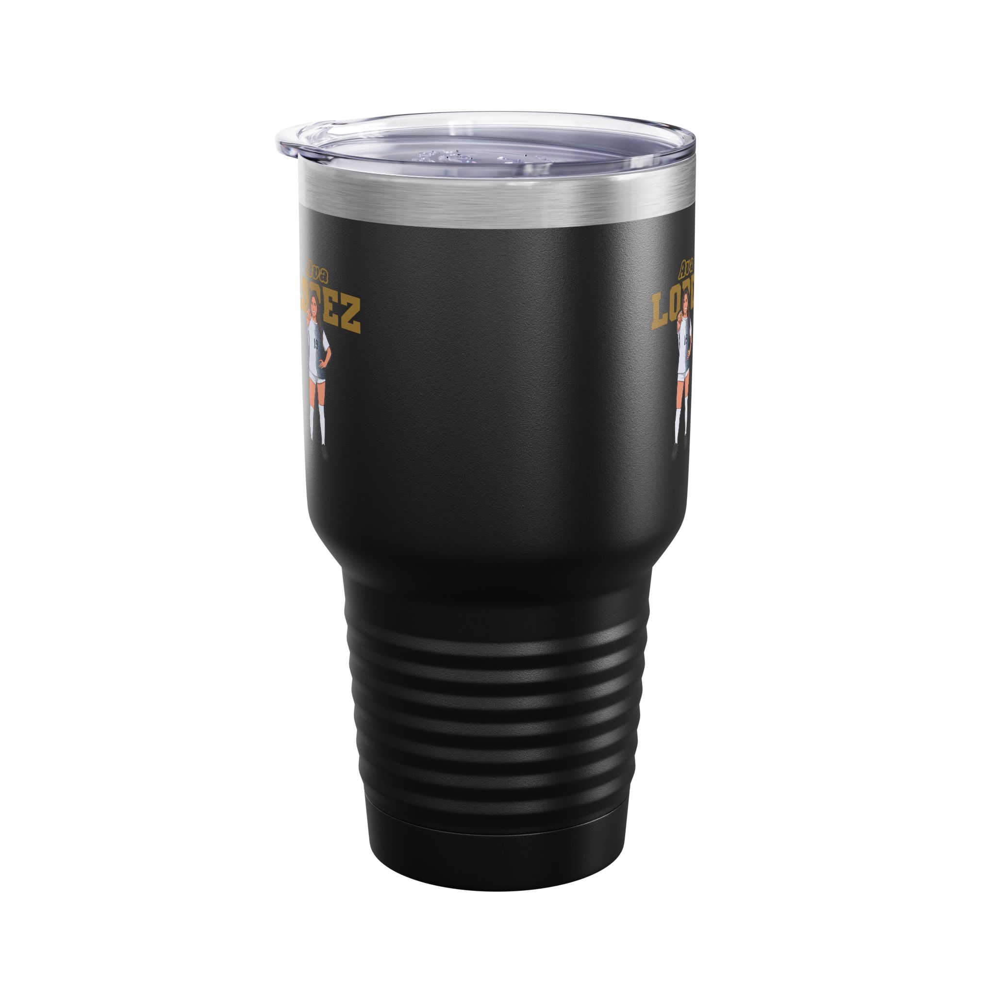 30oz Tumbler — character_name_arch in Black