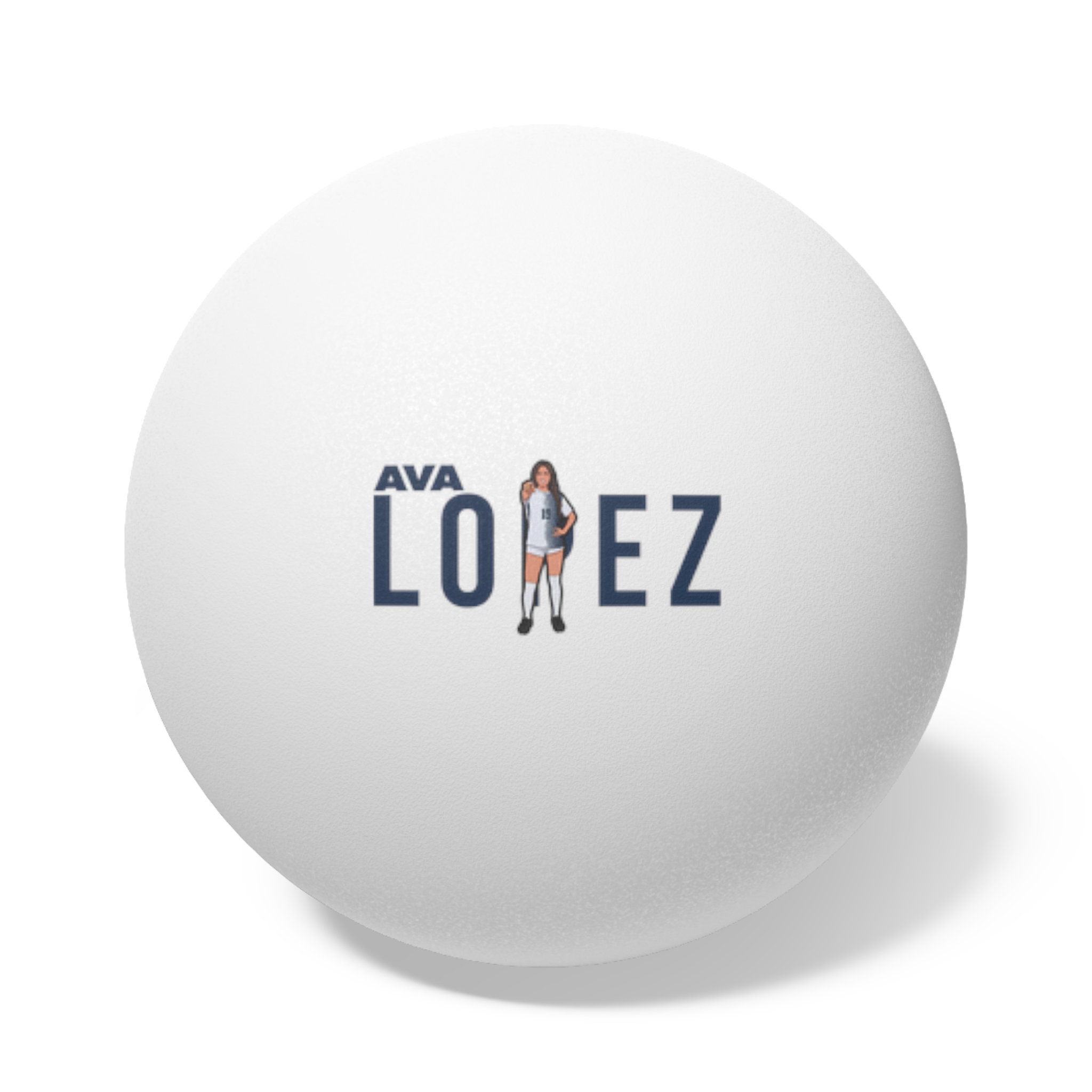 Ping Pong Balls, 6 pcs — character_player_name in White