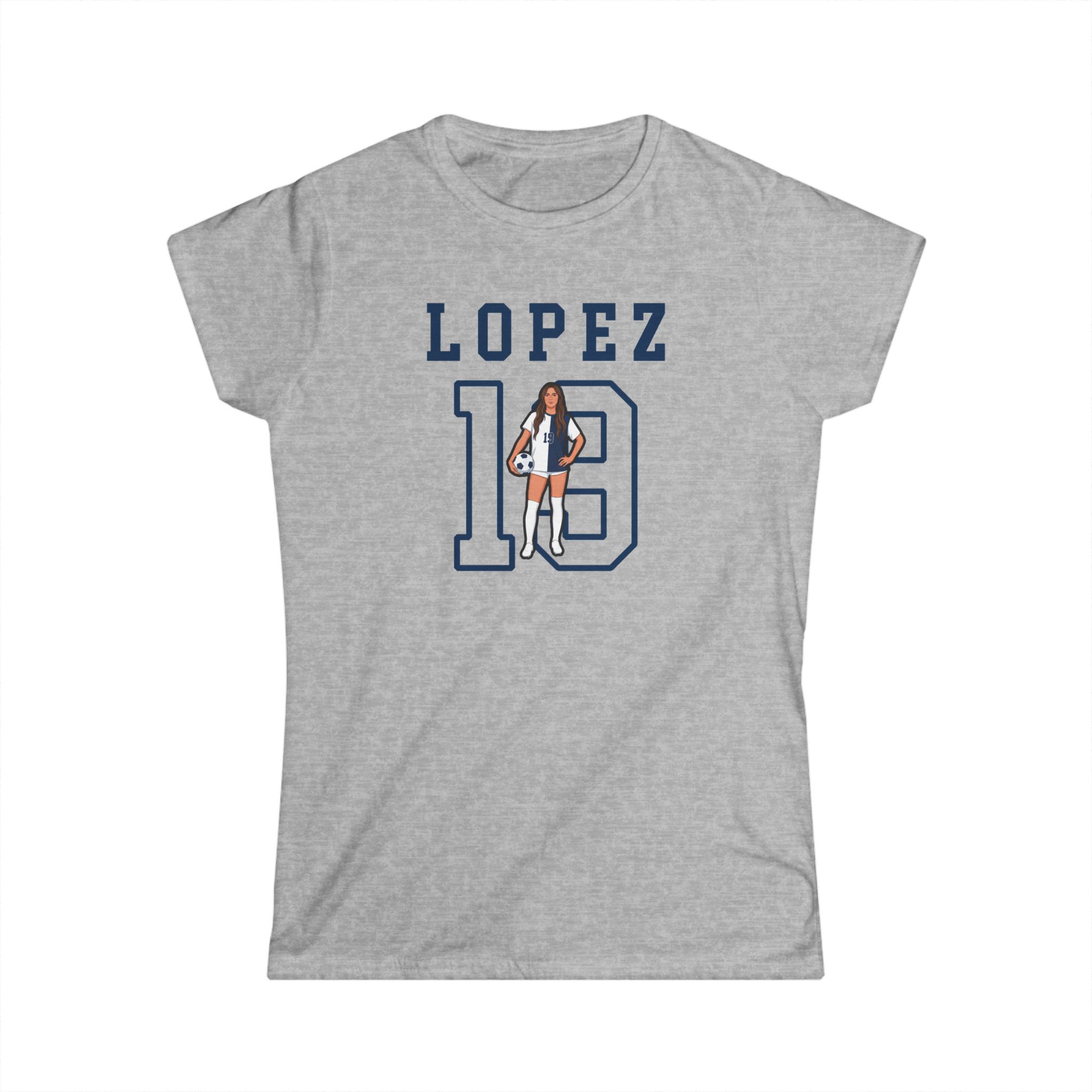 Women's Softstyle Tee — character_shirsey in Grey