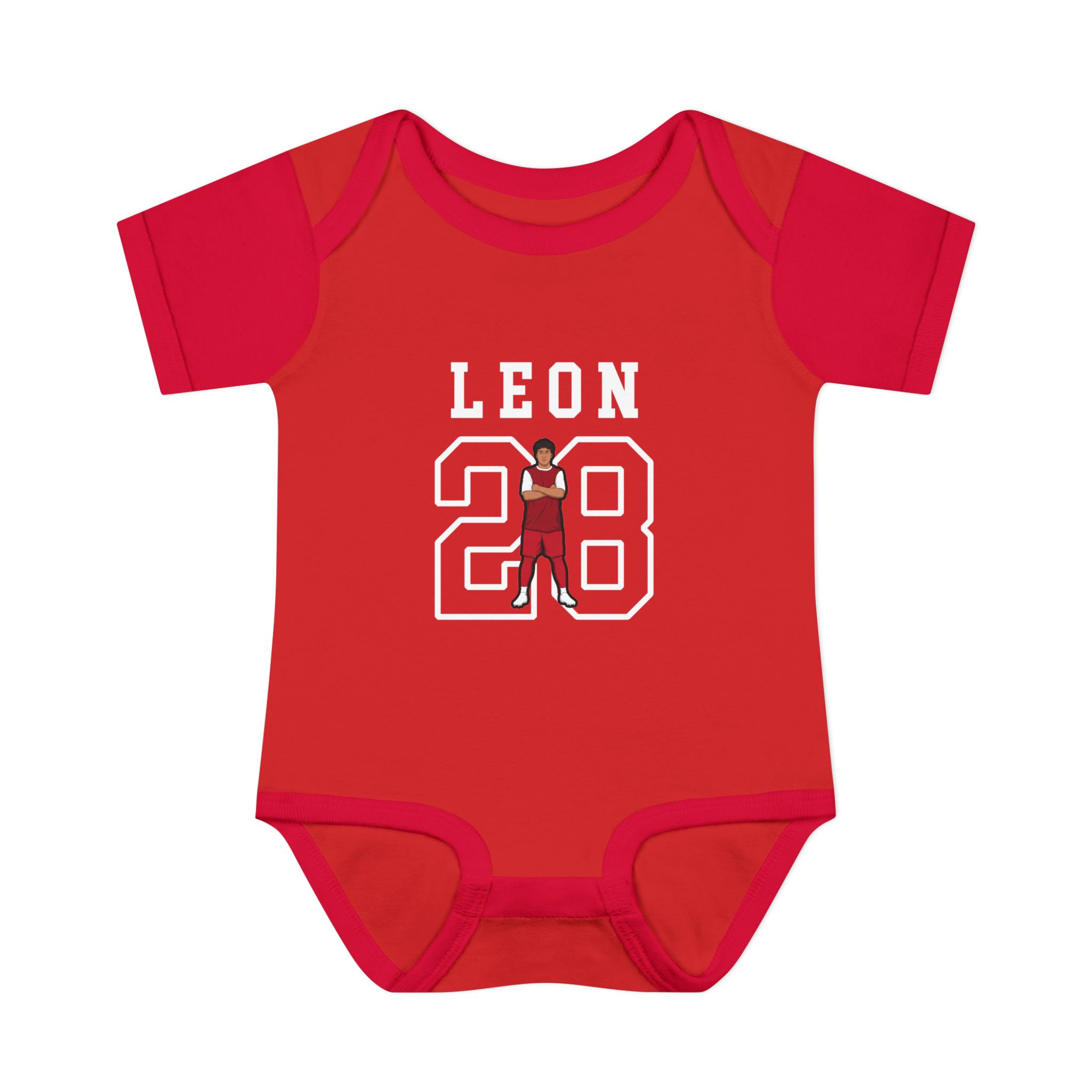 Baby Onesie — character_shirsey in Red