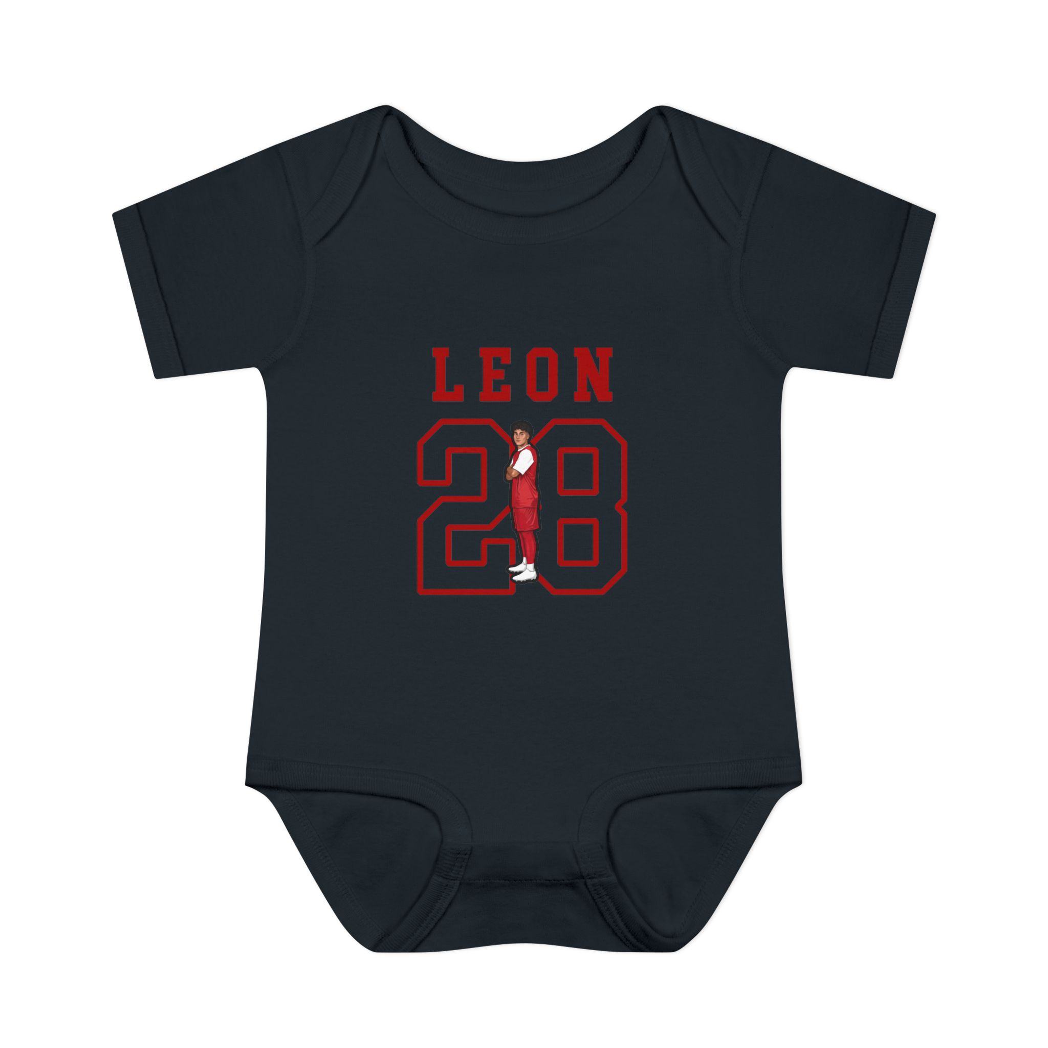 Baby Onesie — character_shirsey in Black