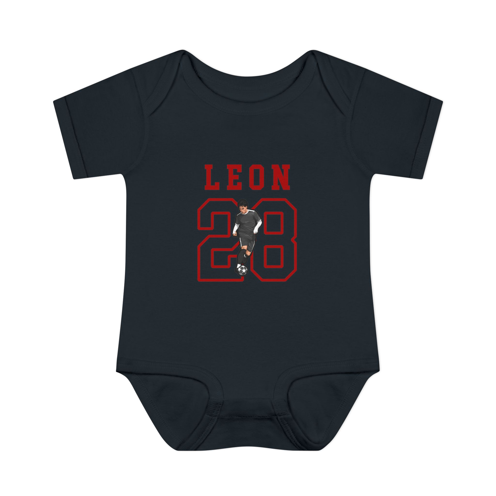 Baby Onesie — character_shirsey in Black