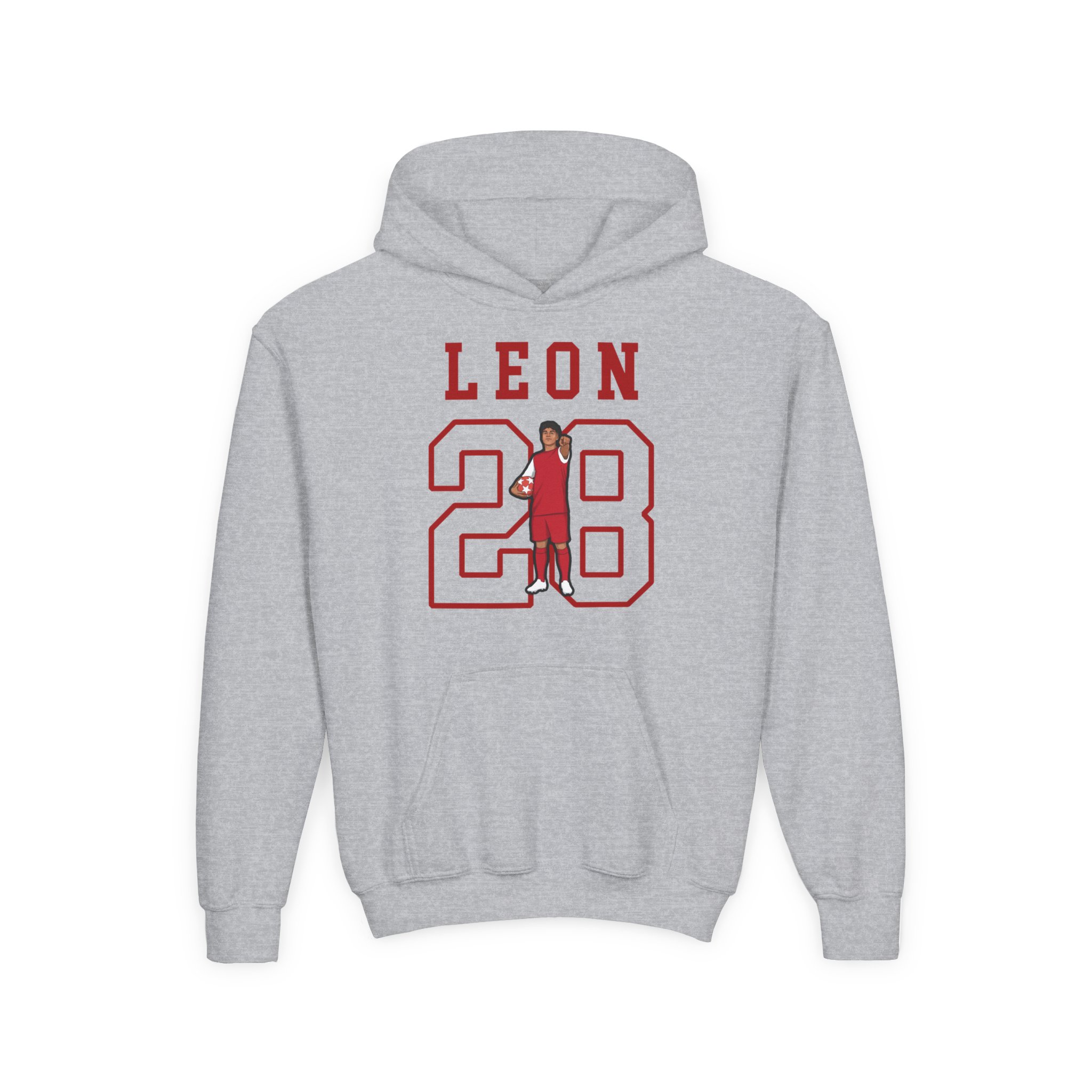 Youth Hoodie — character_shirsey in Grey