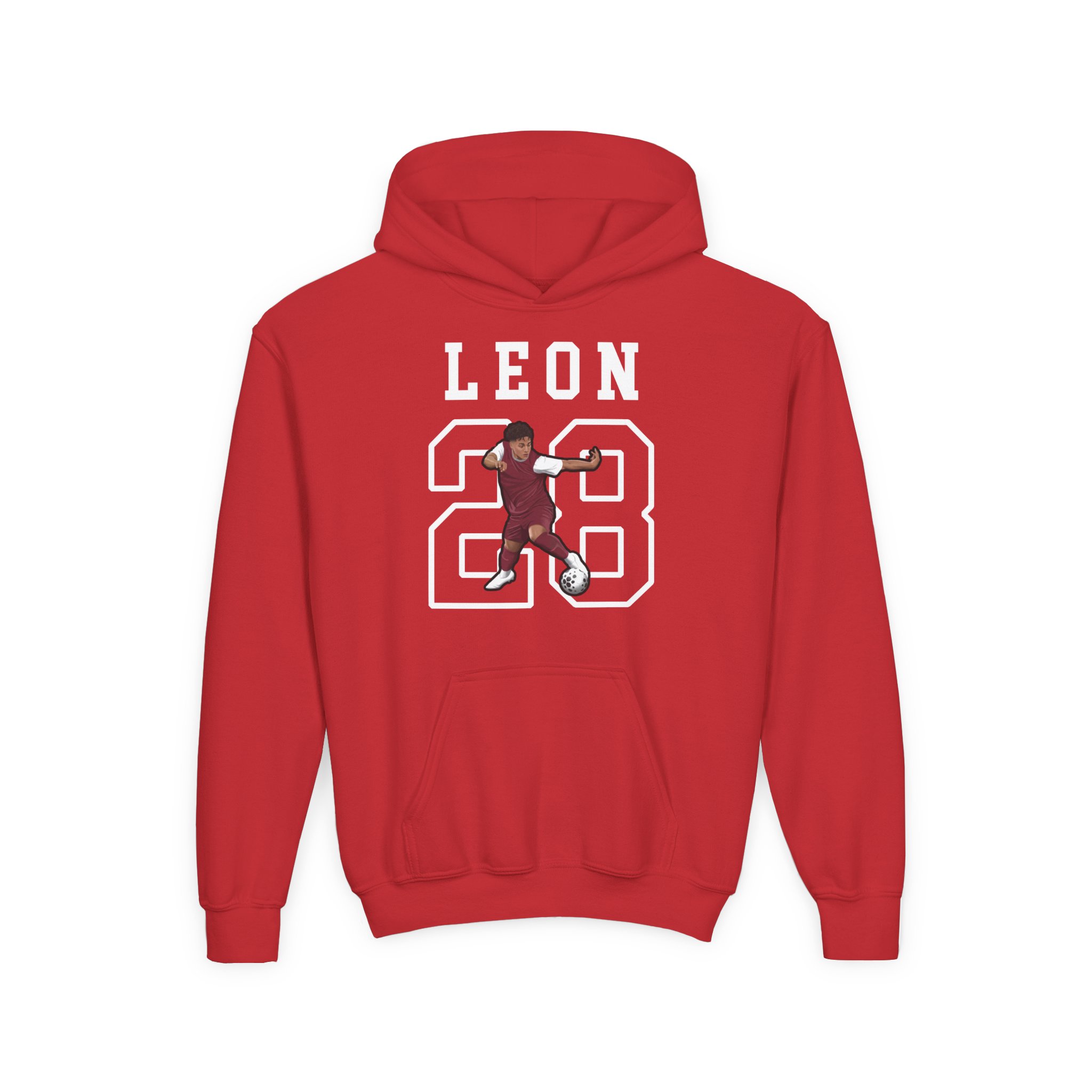 Youth Hoodie — character_shirsey in Red