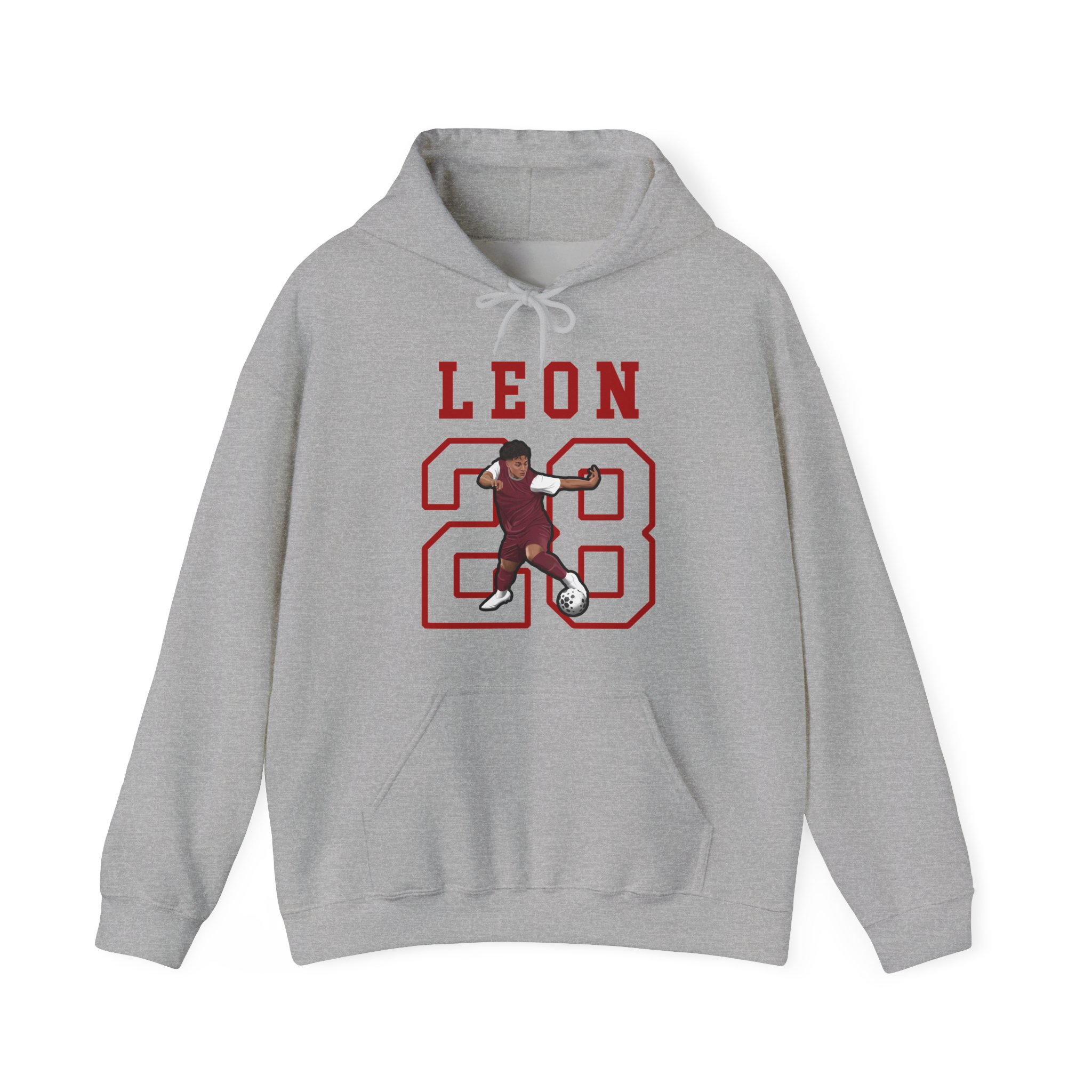 Hoodie — character_shirsey in Grey