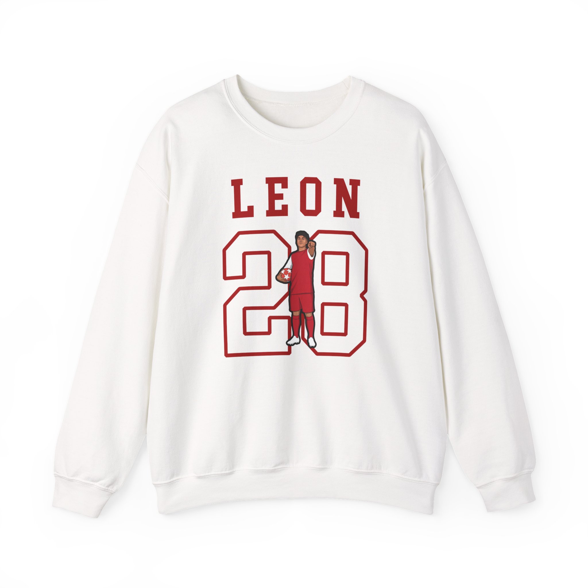 Crewneck Sweatshirt — character_shirsey in White