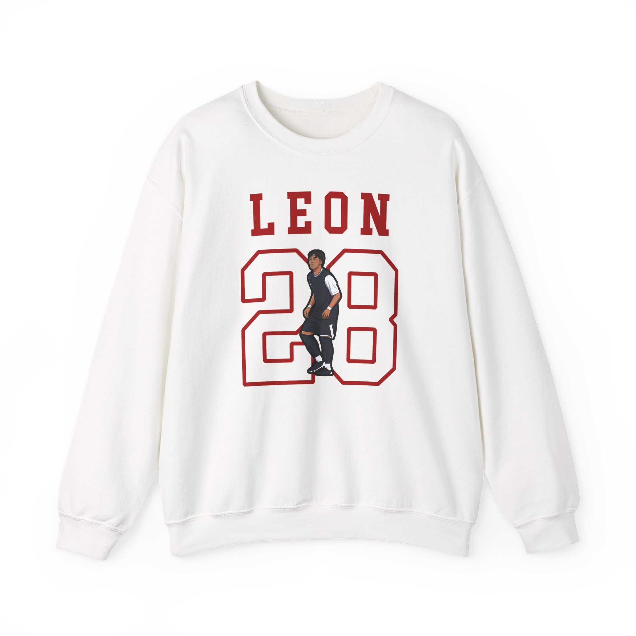 Crewneck Sweatshirt — character_shirsey in White