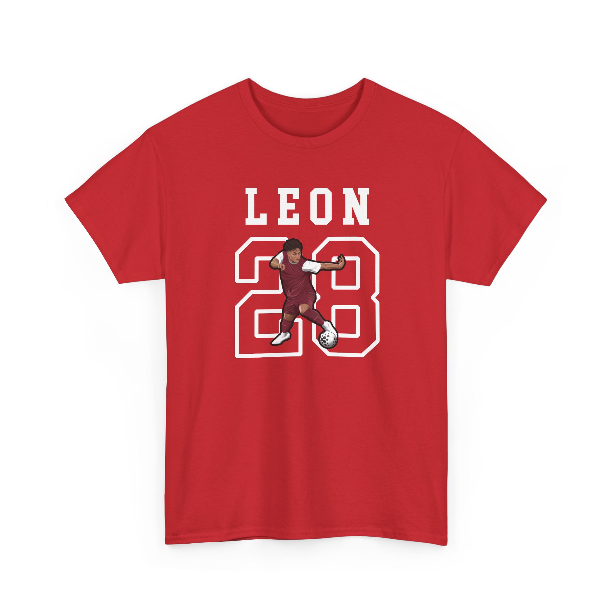 Tee — character_shirsey in Red