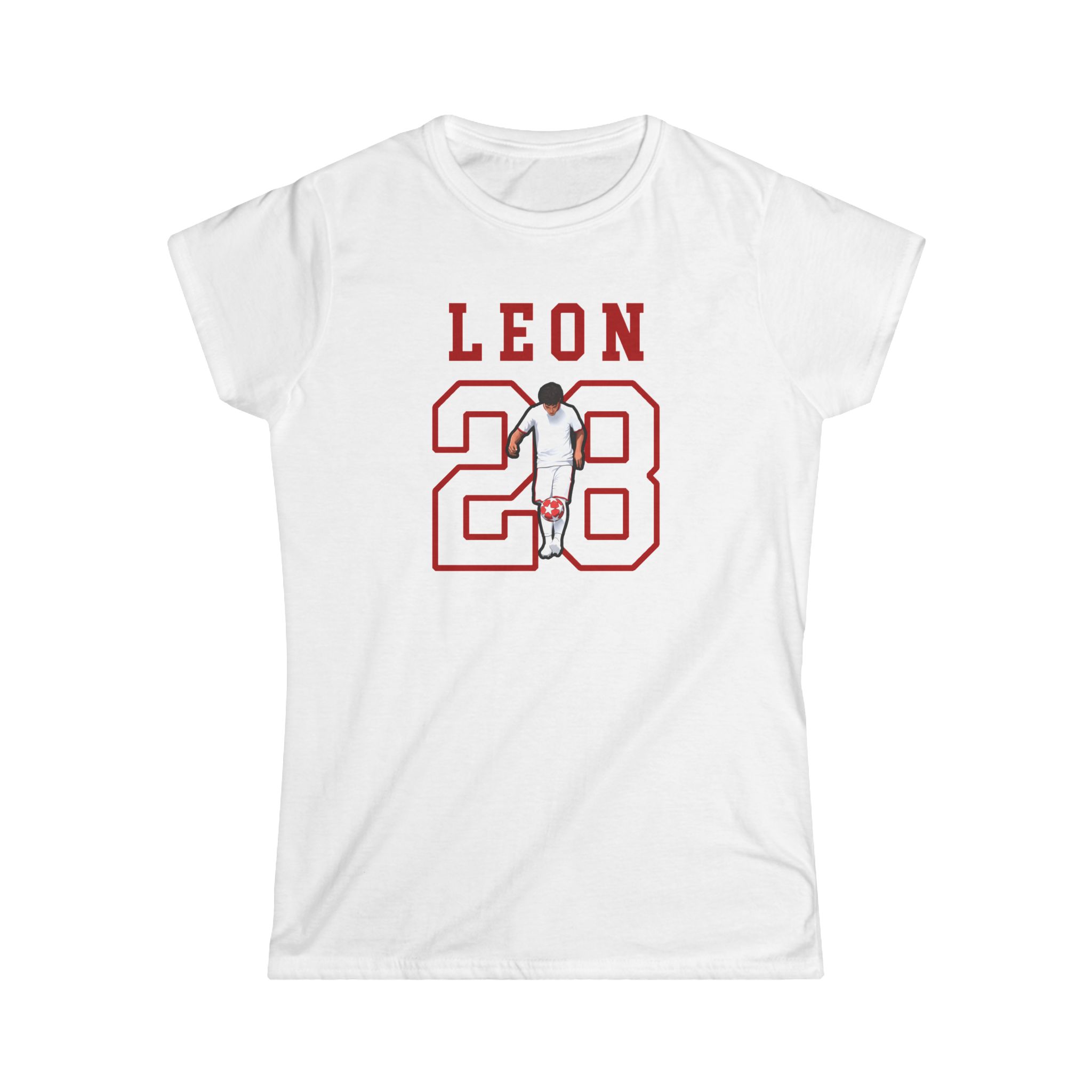 Women's Softstyle Tee — character_shirsey in White