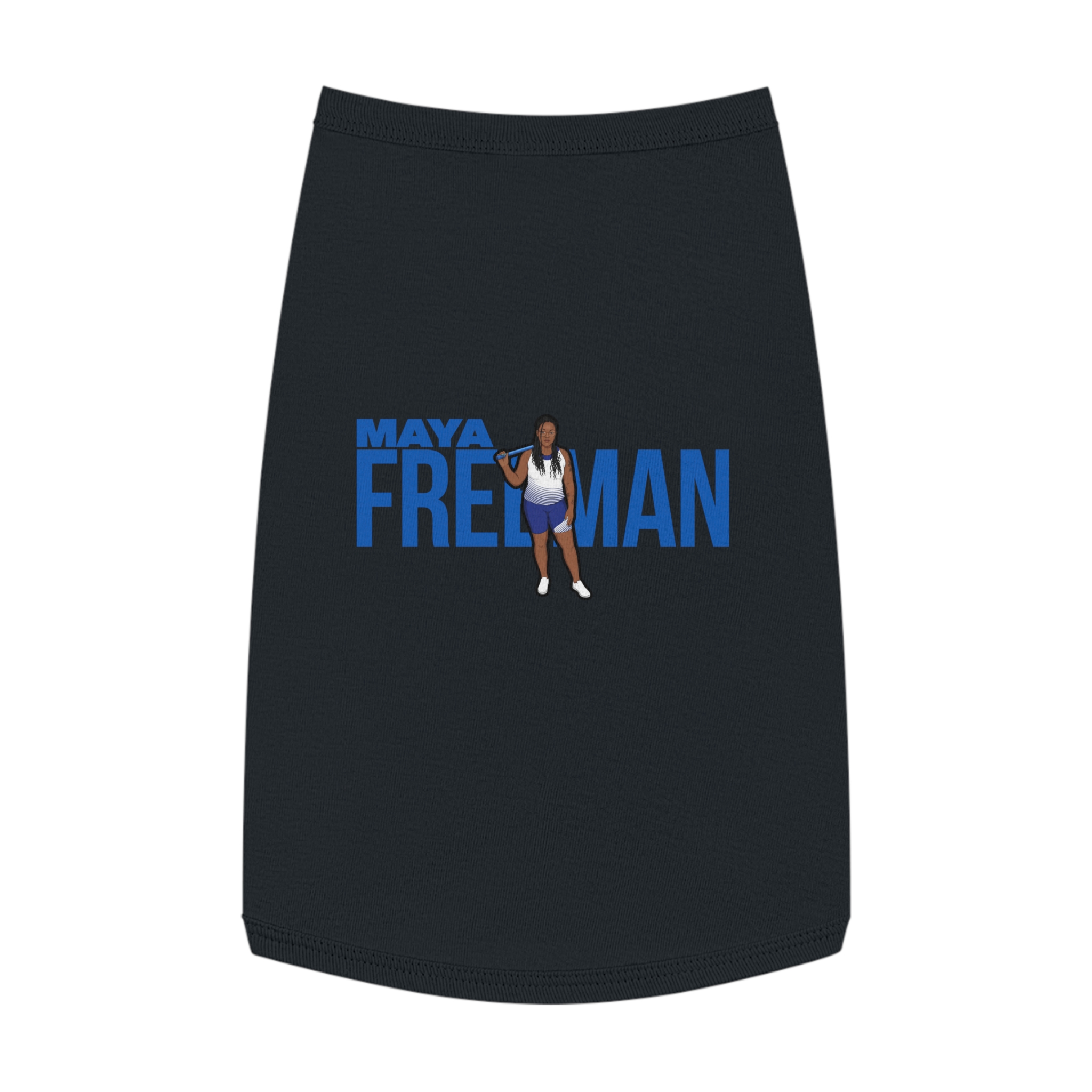 Pet Tank Top — character_player_name in White