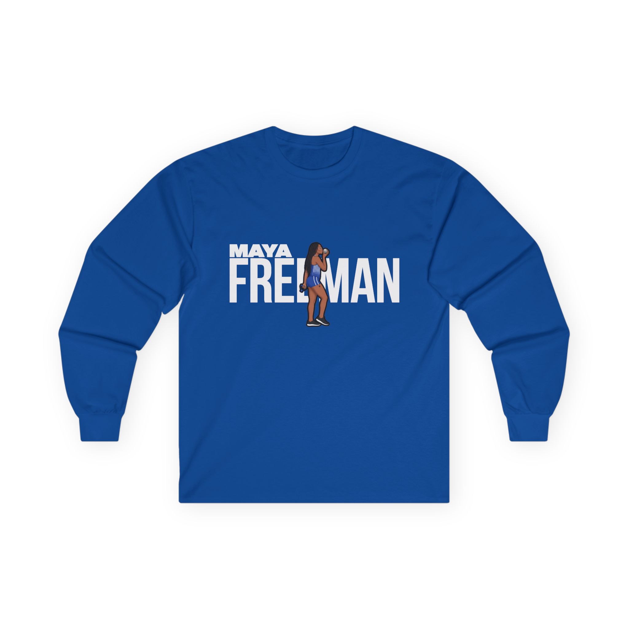 Long Sleeve Tee — character_player_name in Royal