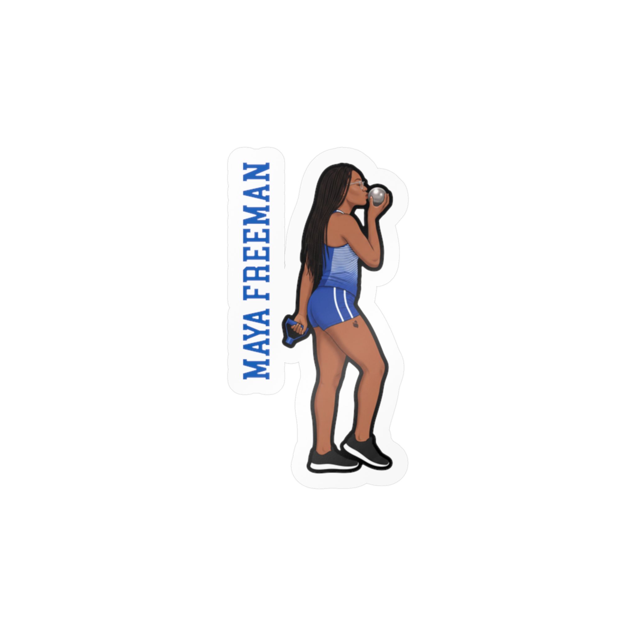 Vinyl Sticker — character_name_vertical in Classic