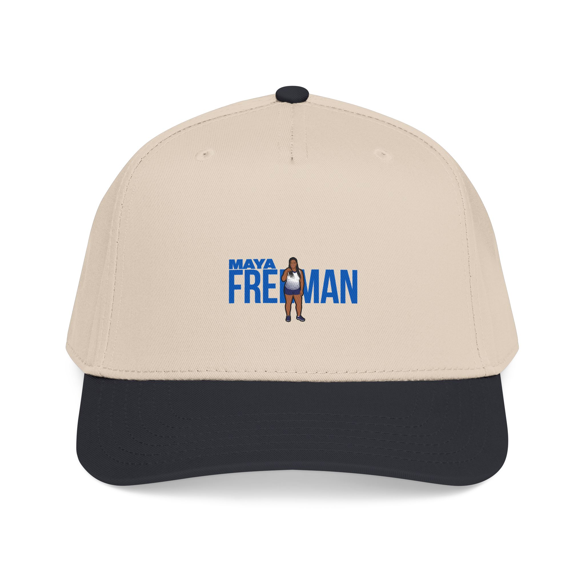 Baseball Cap — character_player_name in Black / Natural