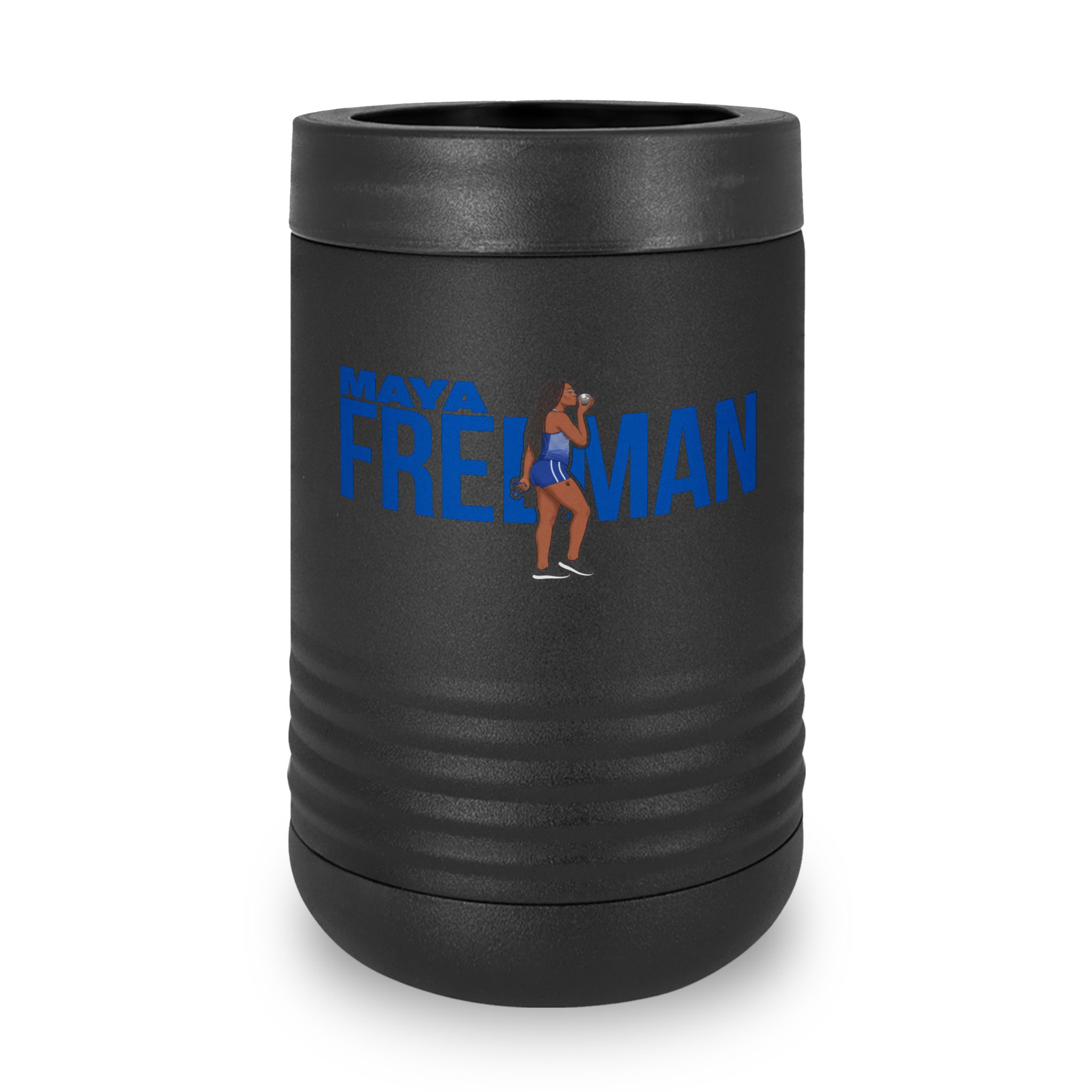 Stainless Can Cooler — character_player_name in Black