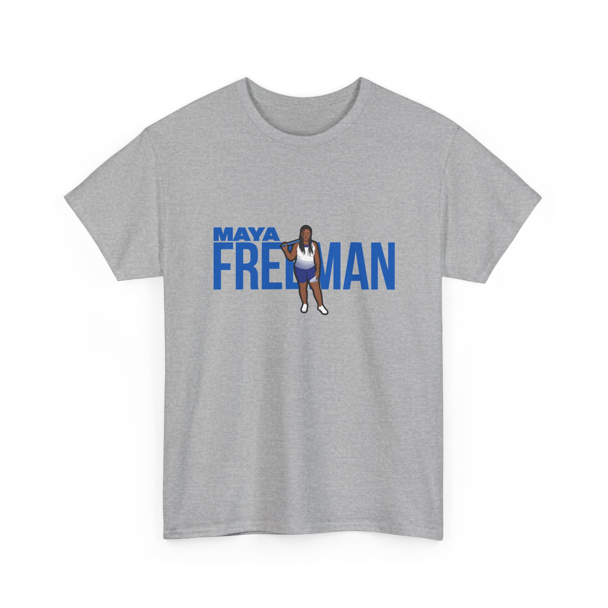 Tee — character_player_name in Grey