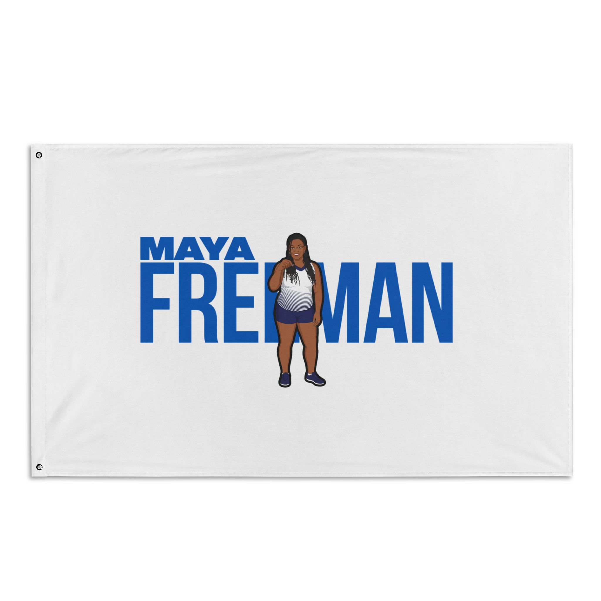 Flag (35 × 56 in) — character_player_name in Classic