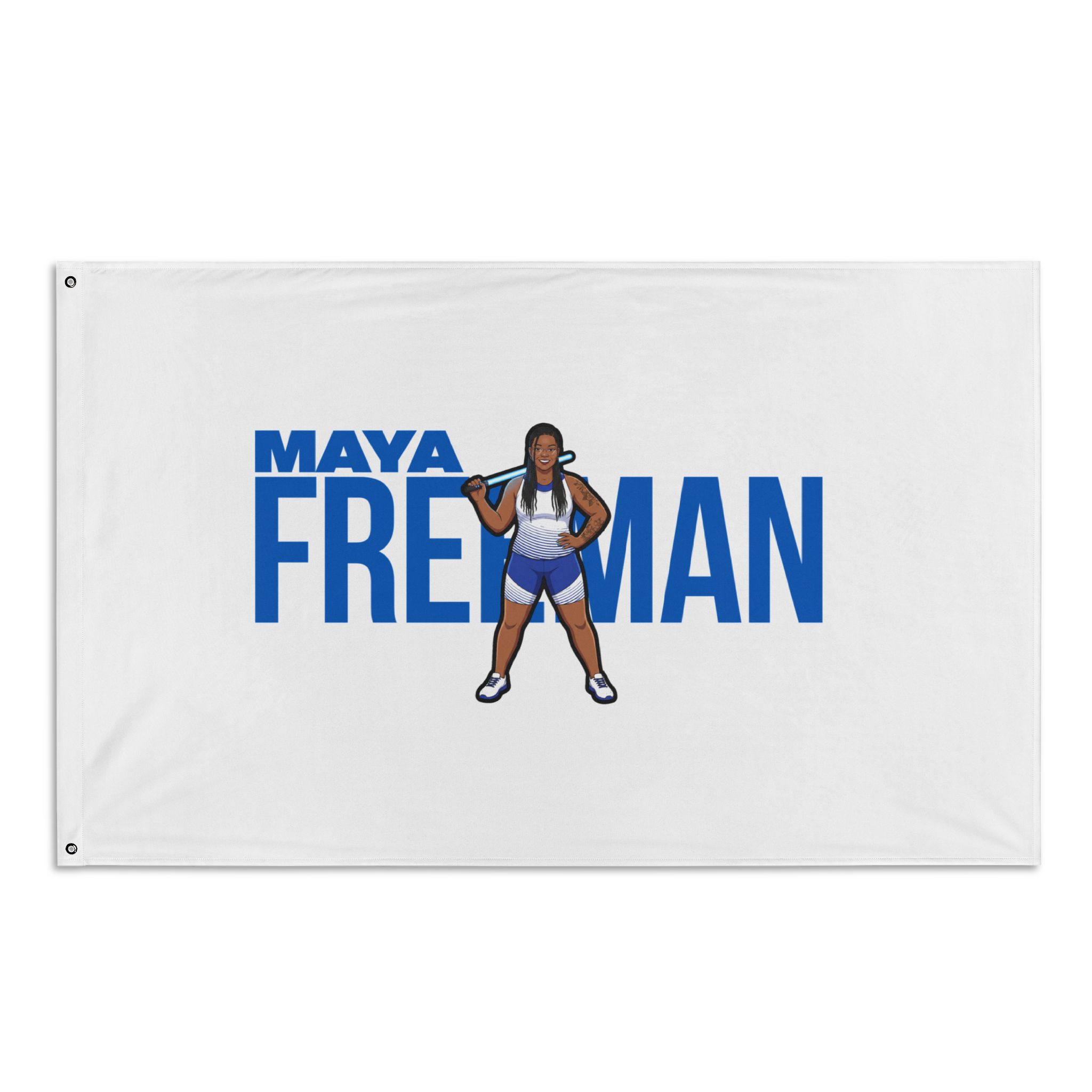 Flag (35 × 56 in) — character_player_name in Classic