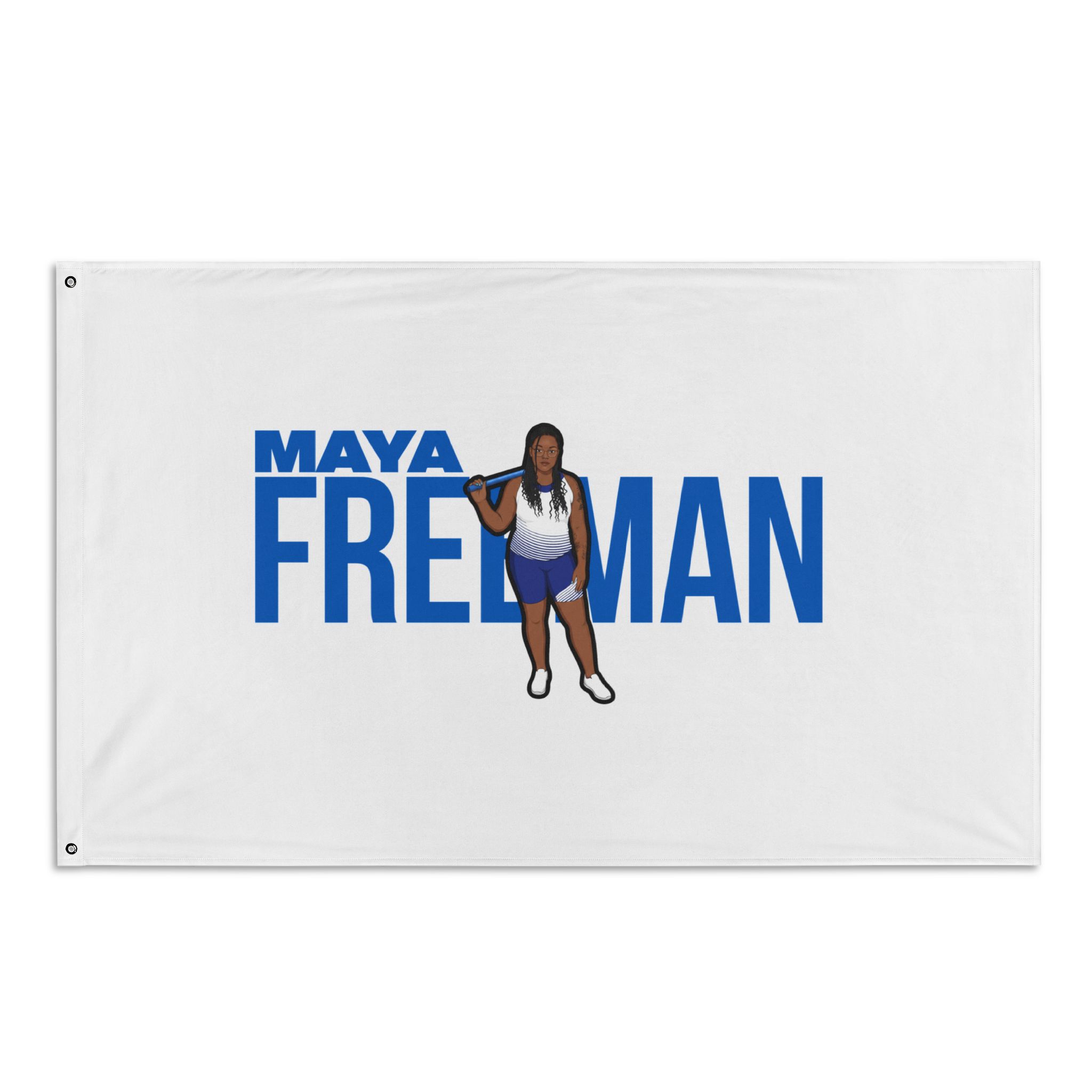 Flag (35 × 56 in) — character_player_name in Classic