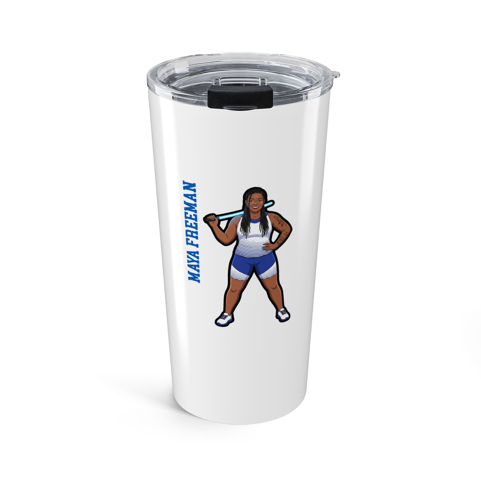 20oz Tumbler — character_name_vertical in Classic