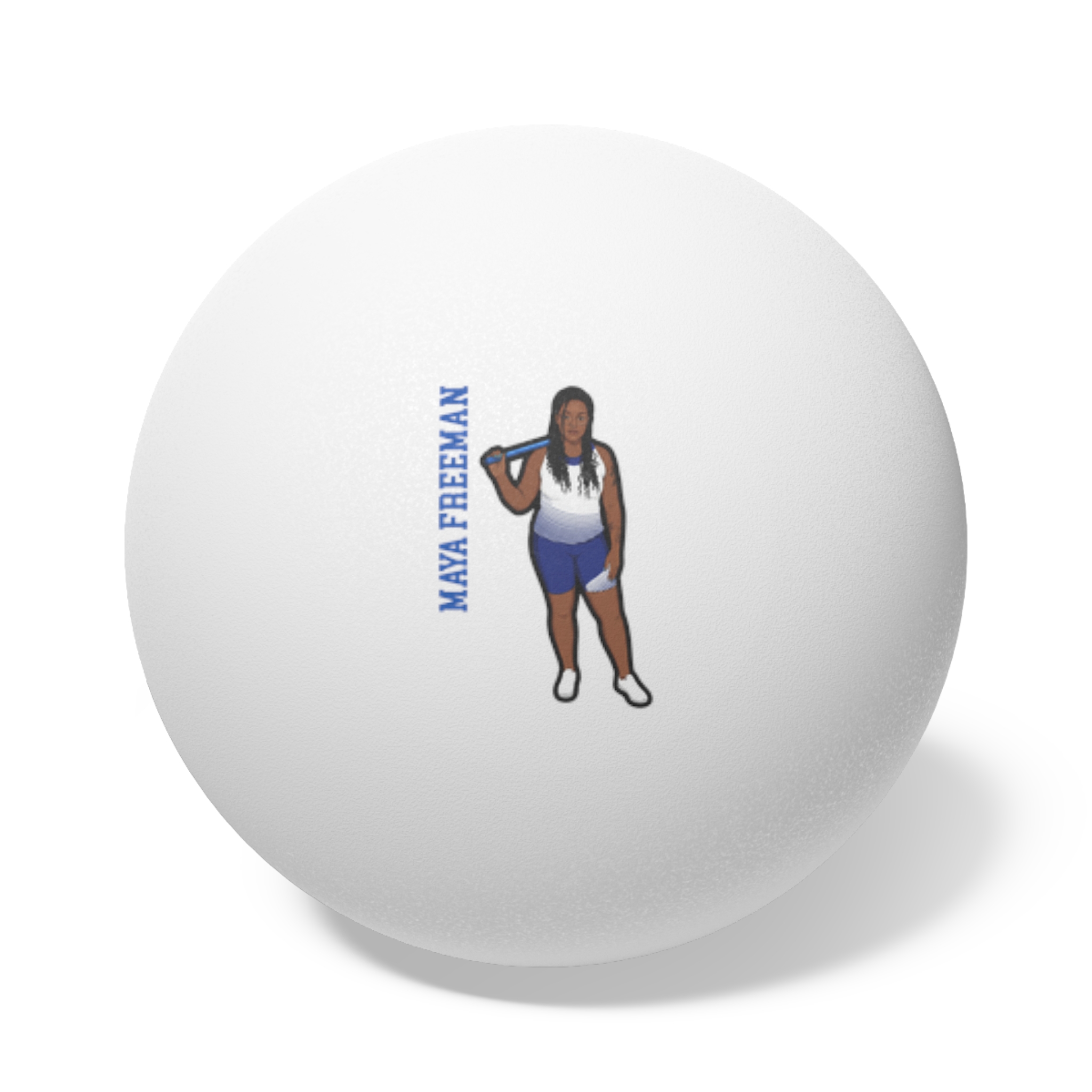 Ping Pong Balls, 6 pcs — character_name_vertical in White