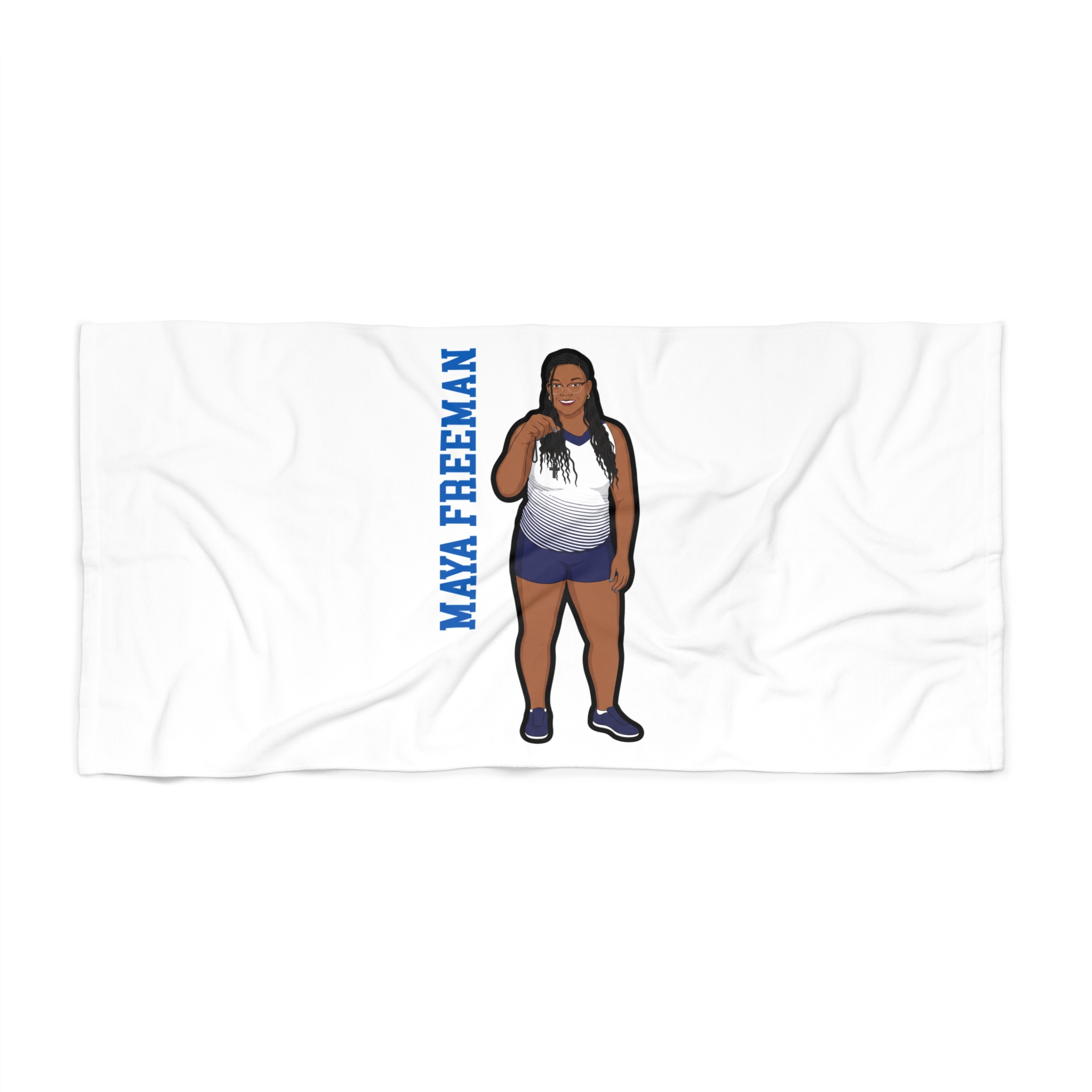 Beach Towel — character_name_vertical in Classic