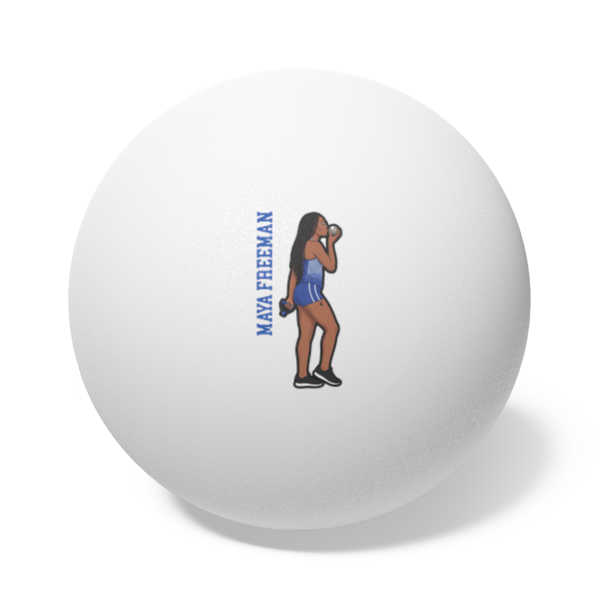 Ping Pong Balls, 6 pcs — character_name_vertical in White
