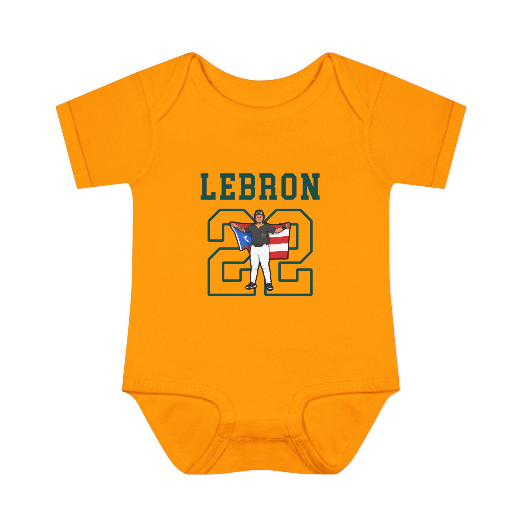 Baby Onesie — character_shirsey in Gold