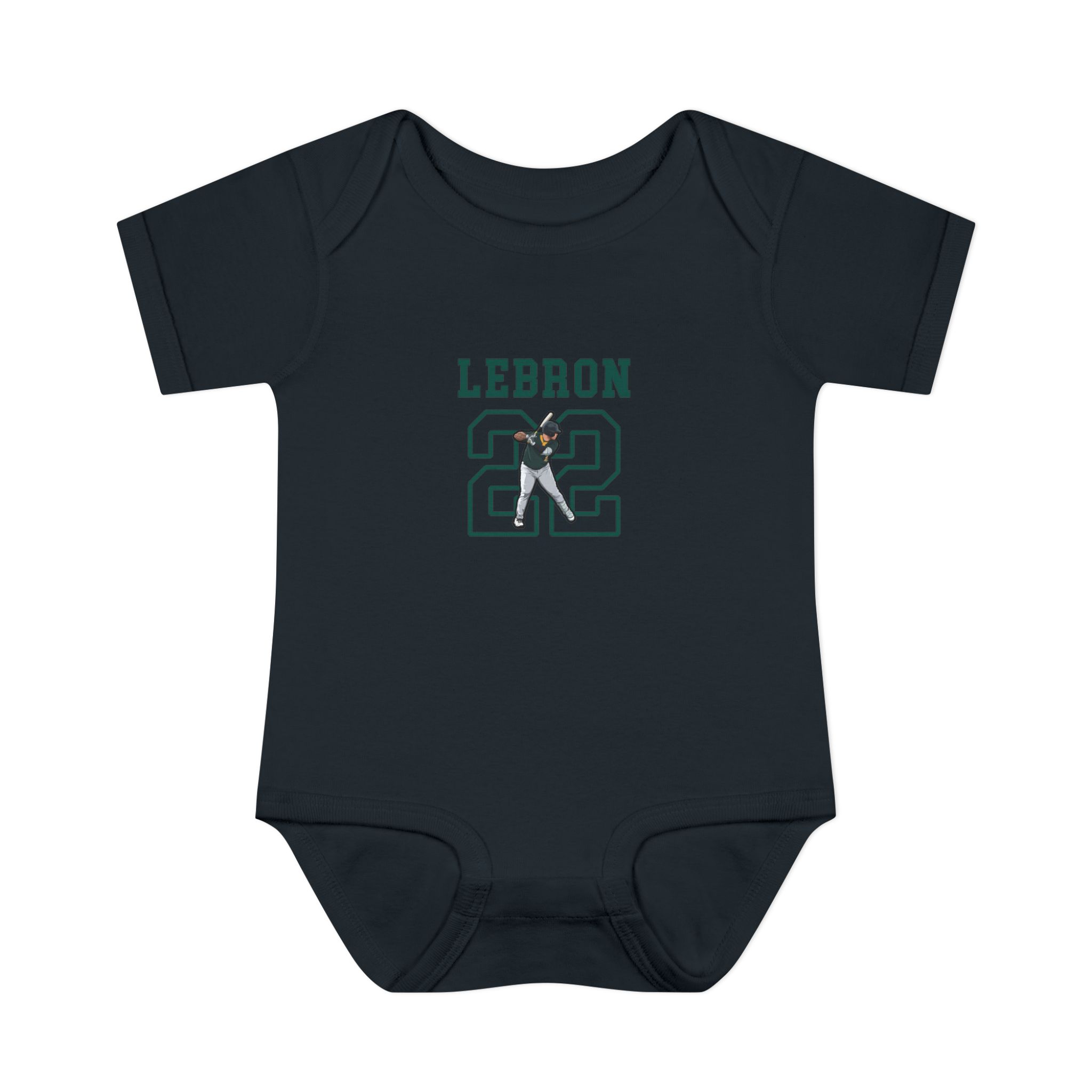 Baby Onesie — character_shirsey in Black