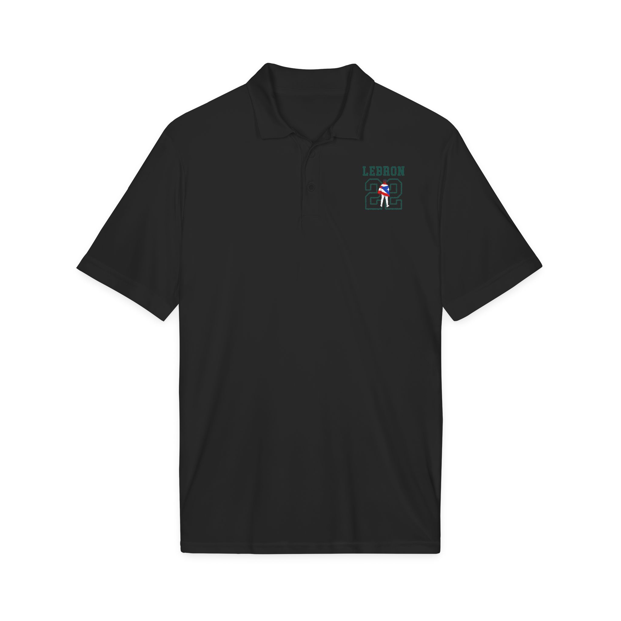 Polo — character_shirsey in Black