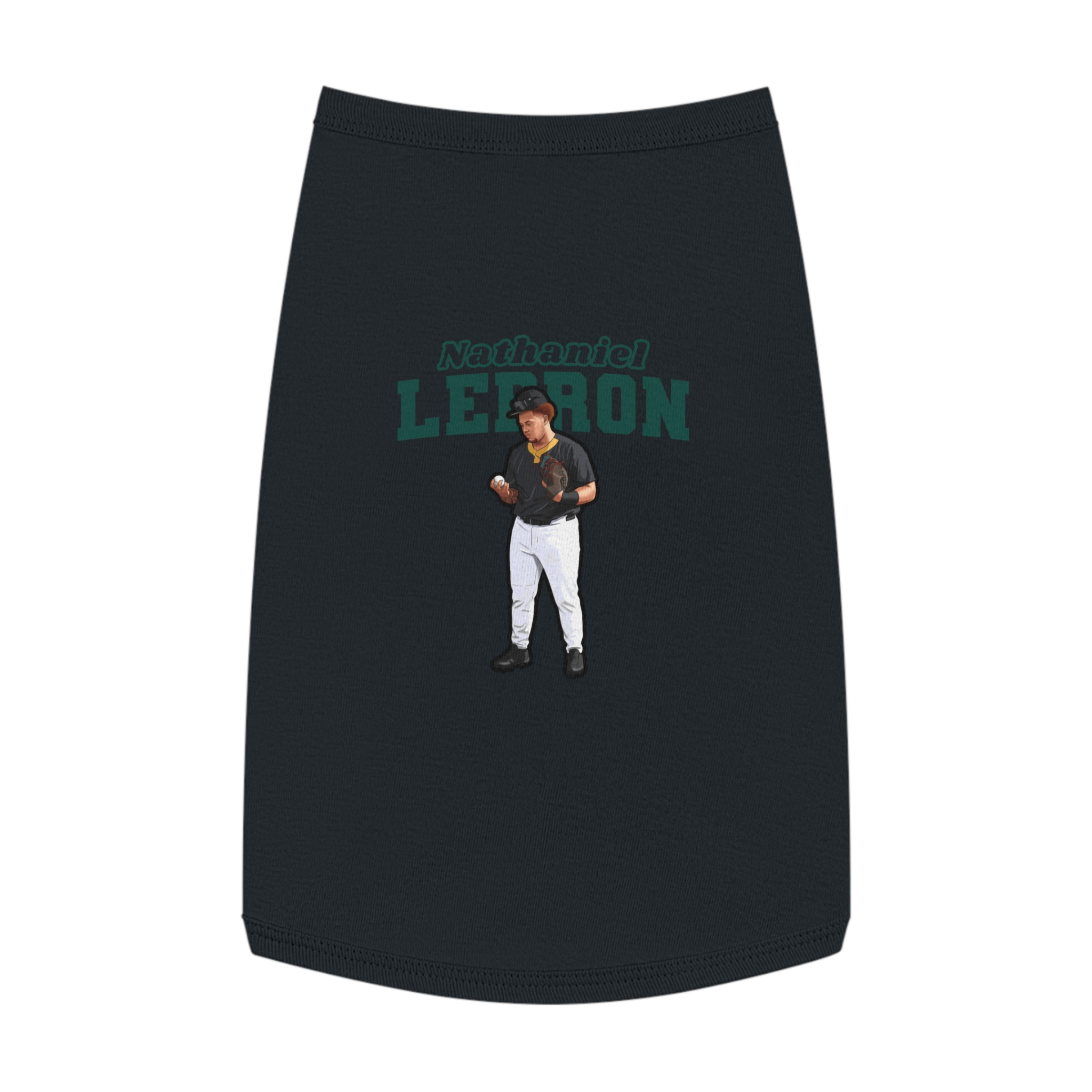 Pet Tank Top — character_name_arch in White