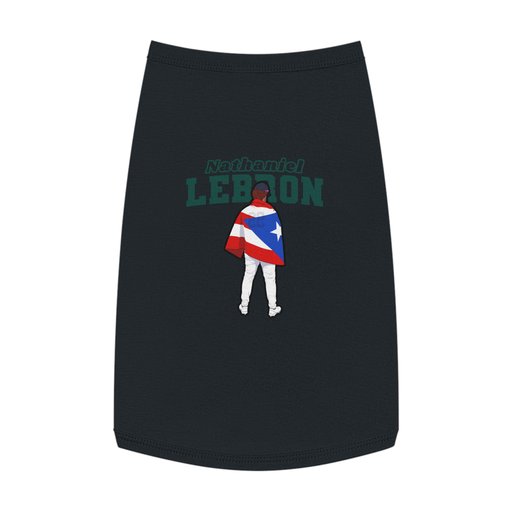 Pet Tank Top — character_name_arch in Black