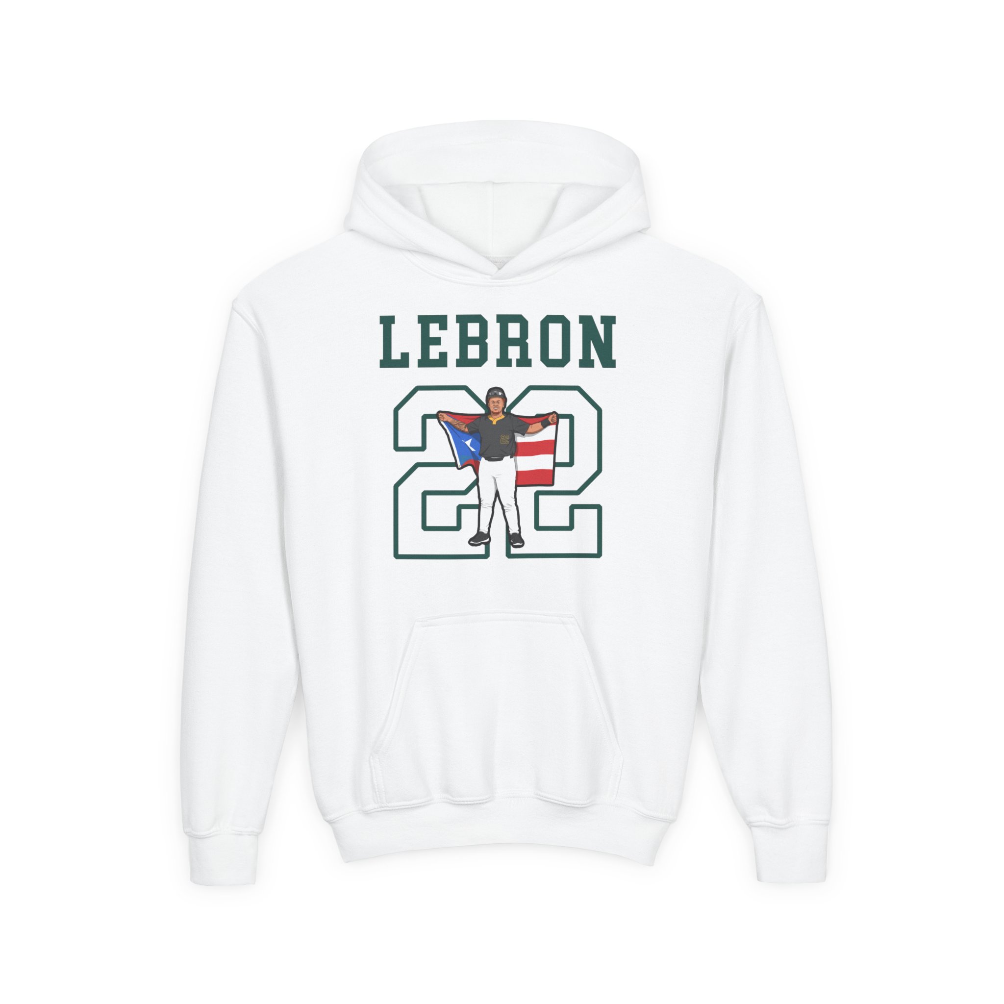 Youth Hoodie — character_shirsey in White