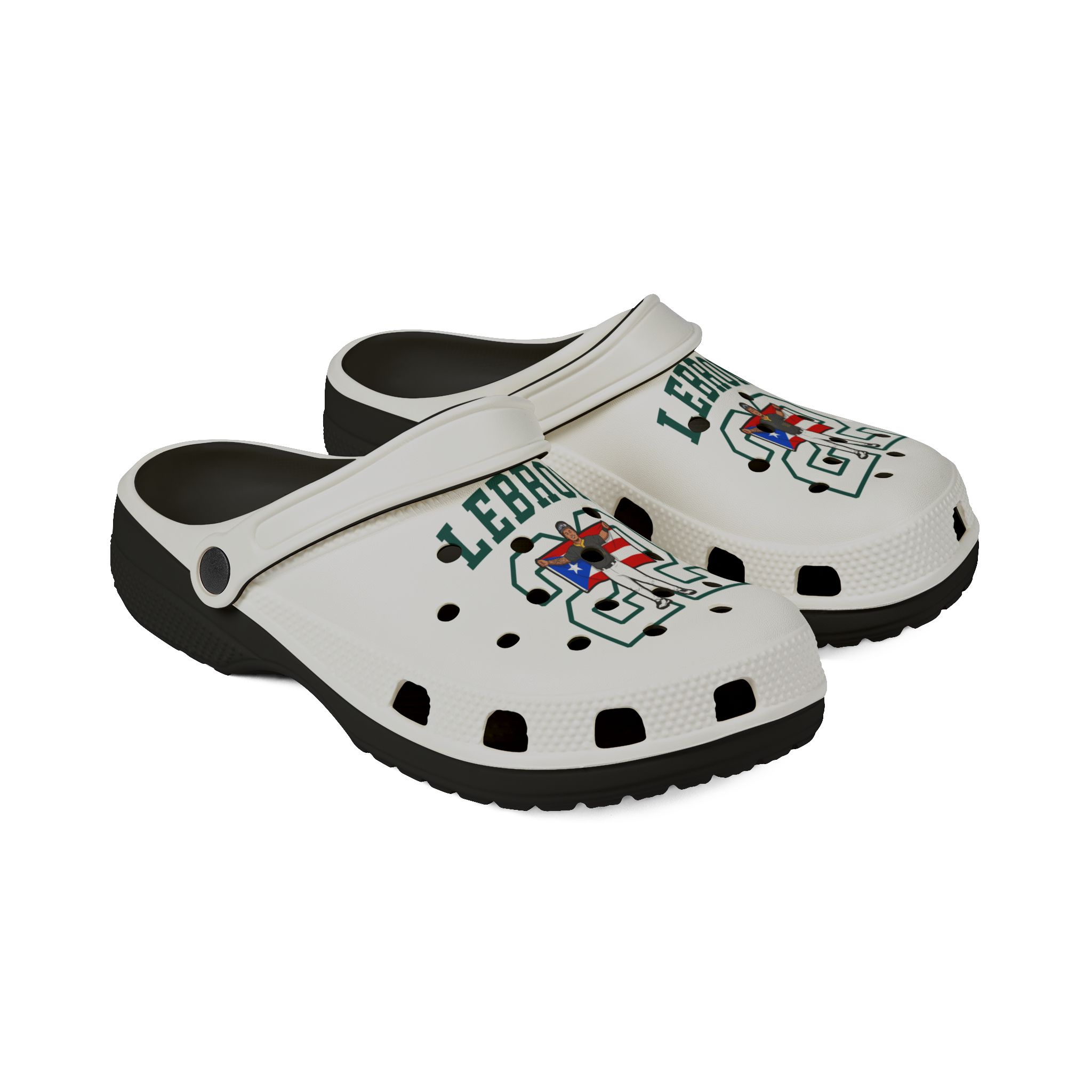 Rubber Clogs — character_shirsey in Black