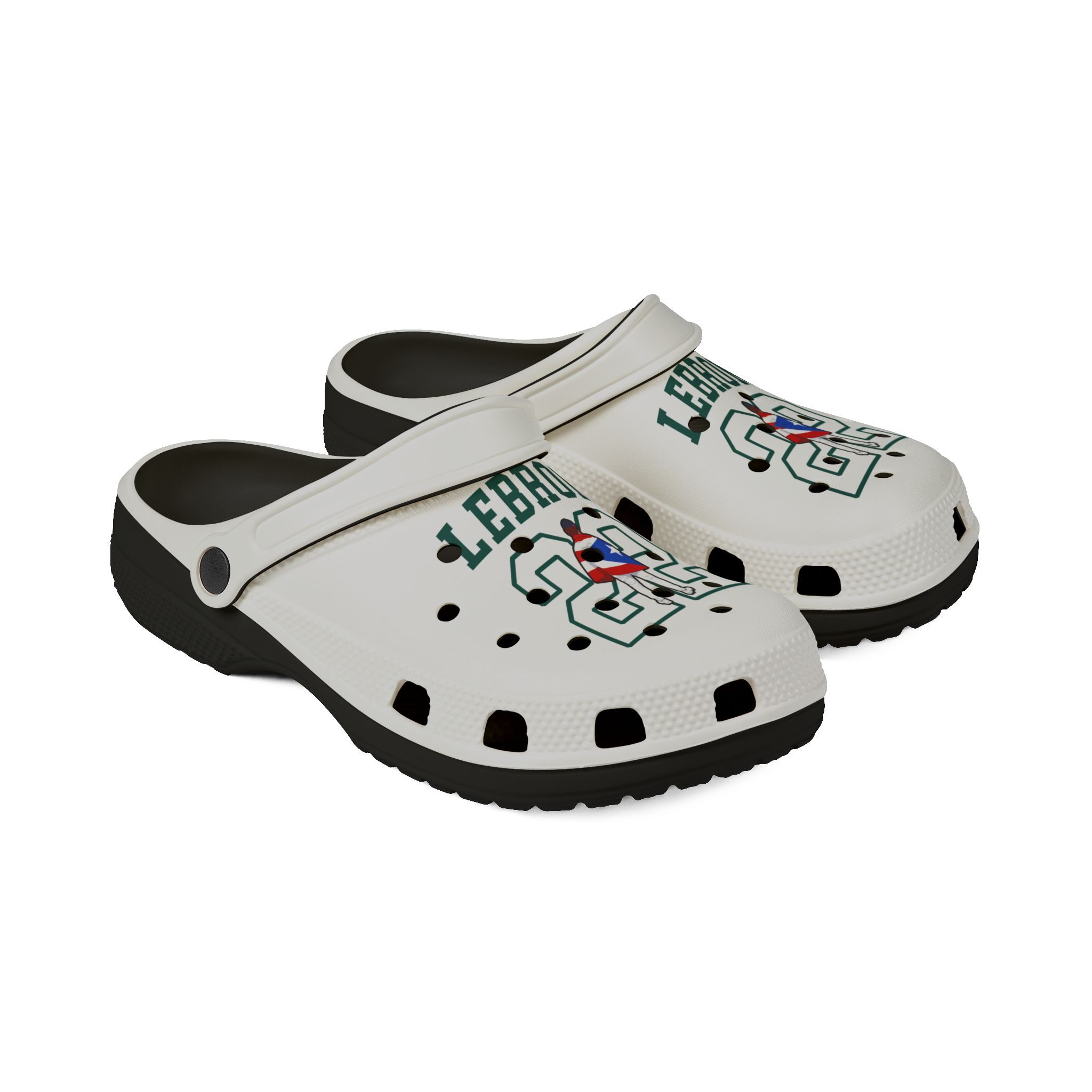 Rubber Clogs — character_shirsey in Black