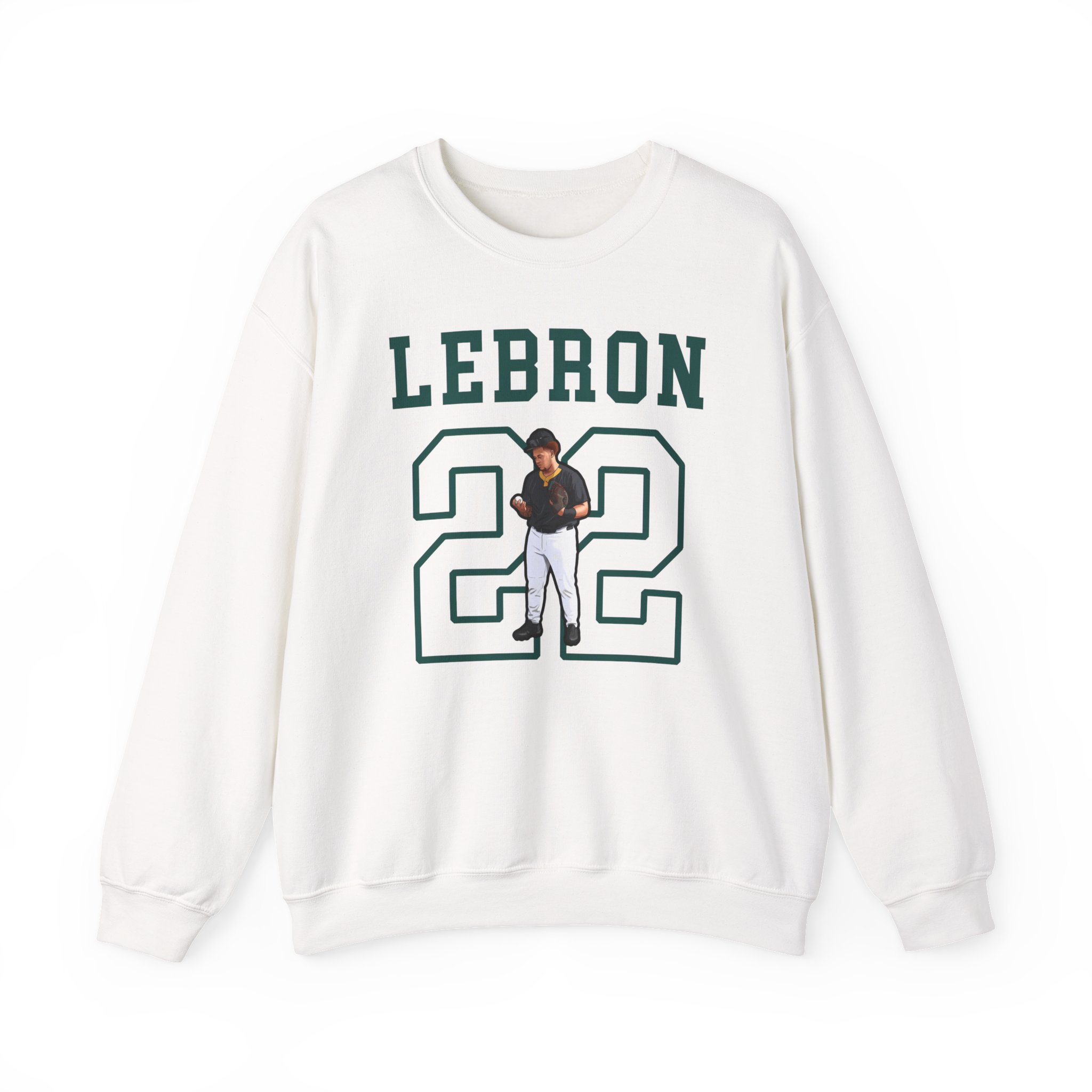 Crewneck Sweatshirt — character_shirsey in White