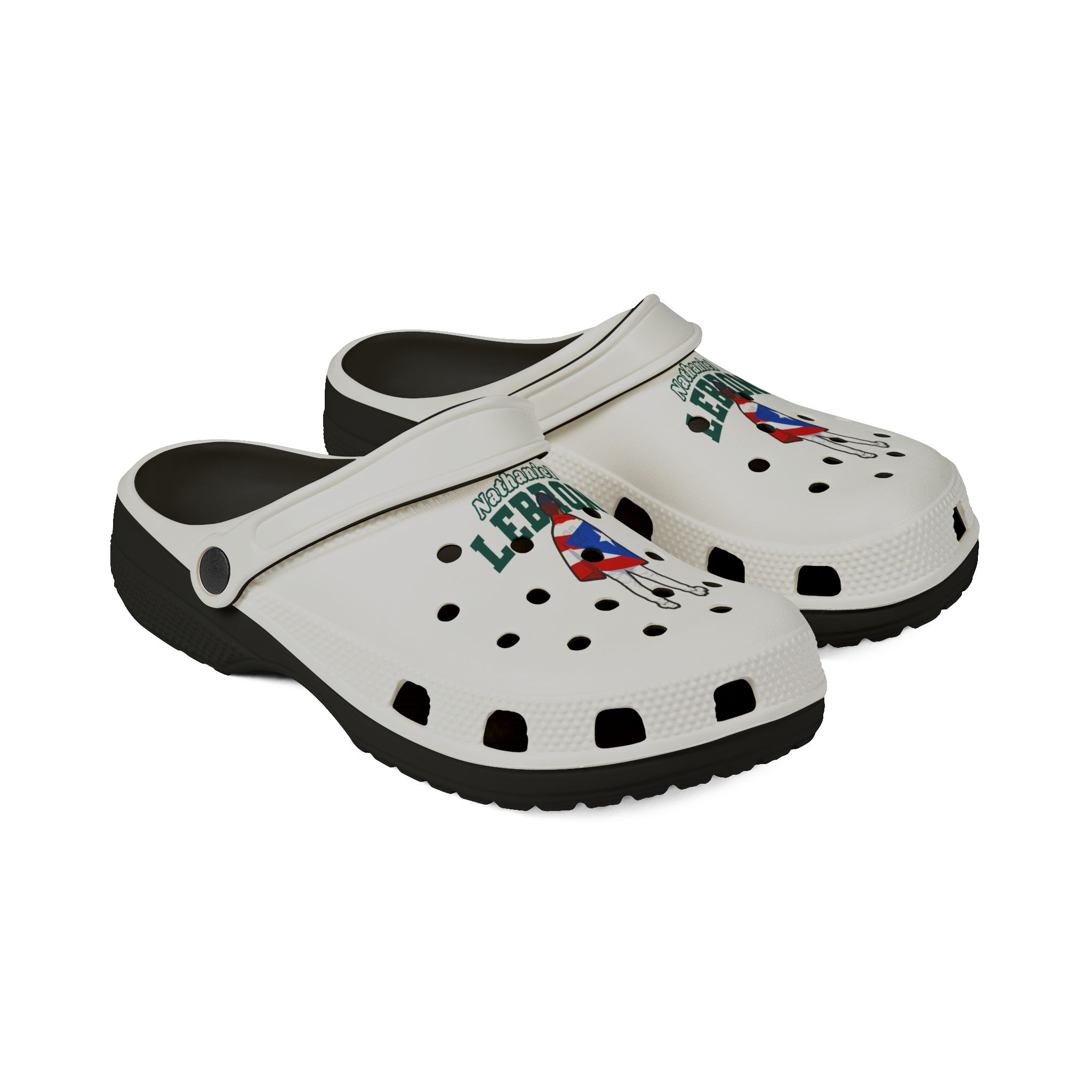 Rubber Clogs — character_name_arch in Black
