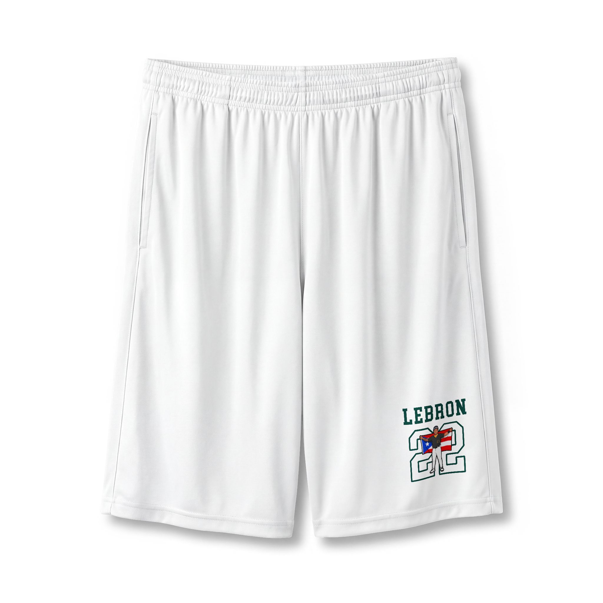 Shorts — character_shirsey in White