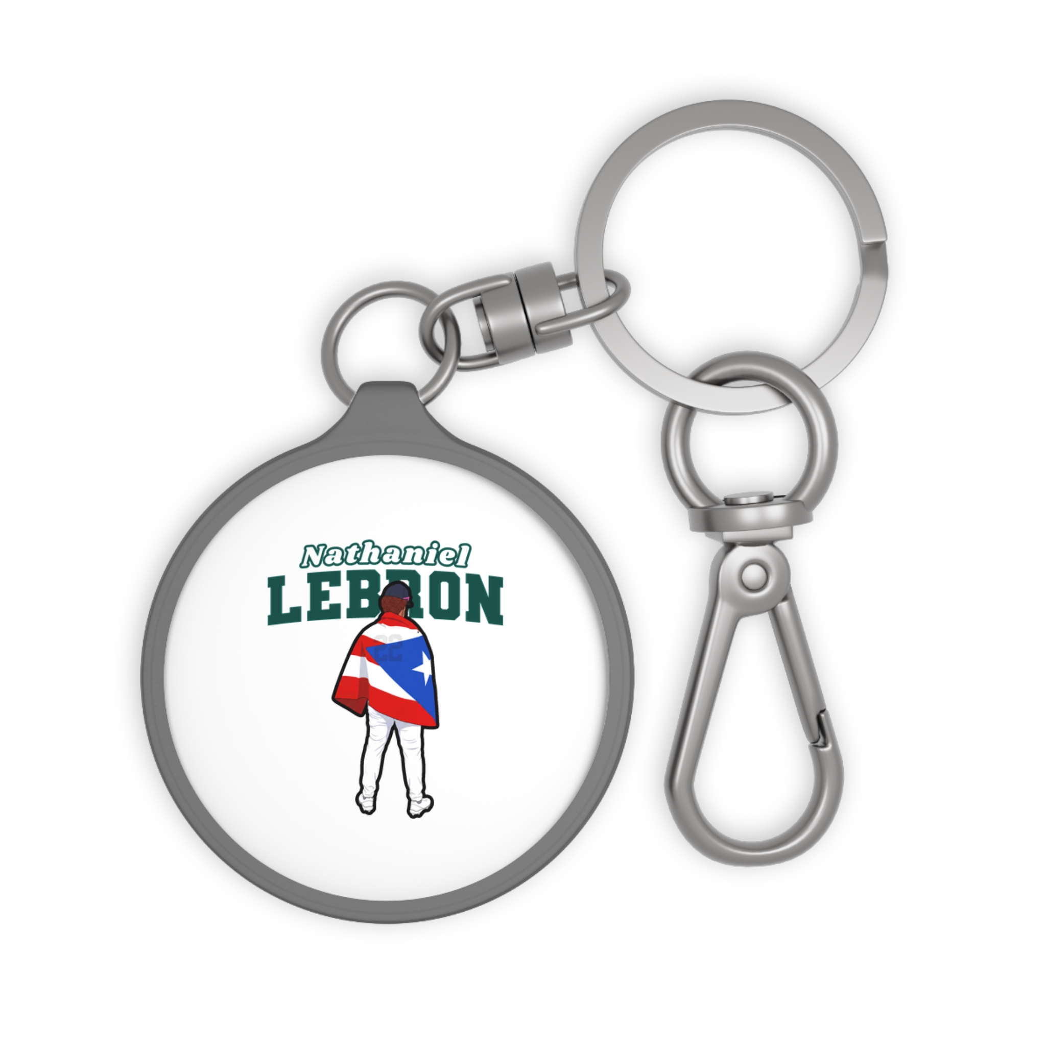 Keychain — character_name_arch in Grey