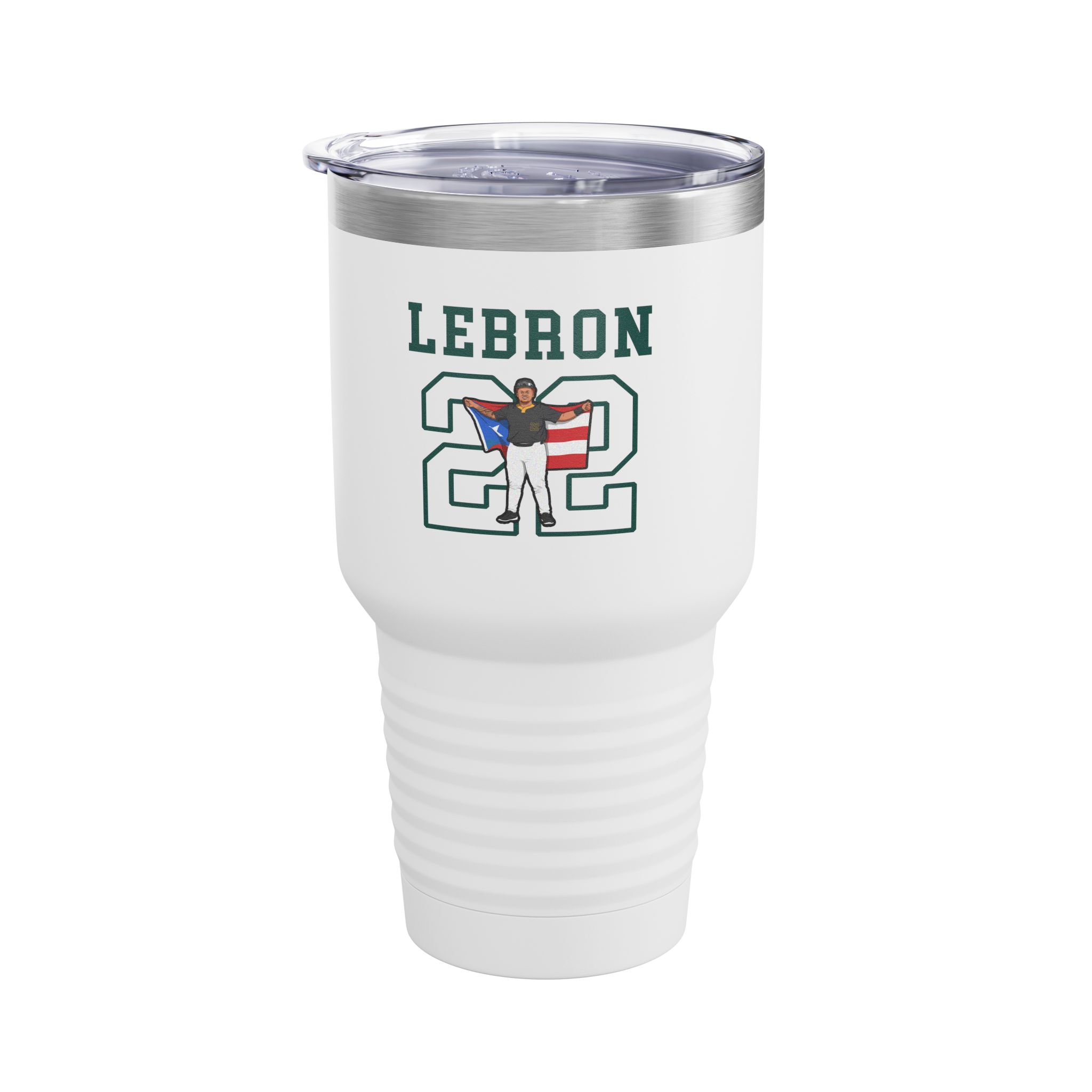 30oz Tumbler — character_shirsey in White