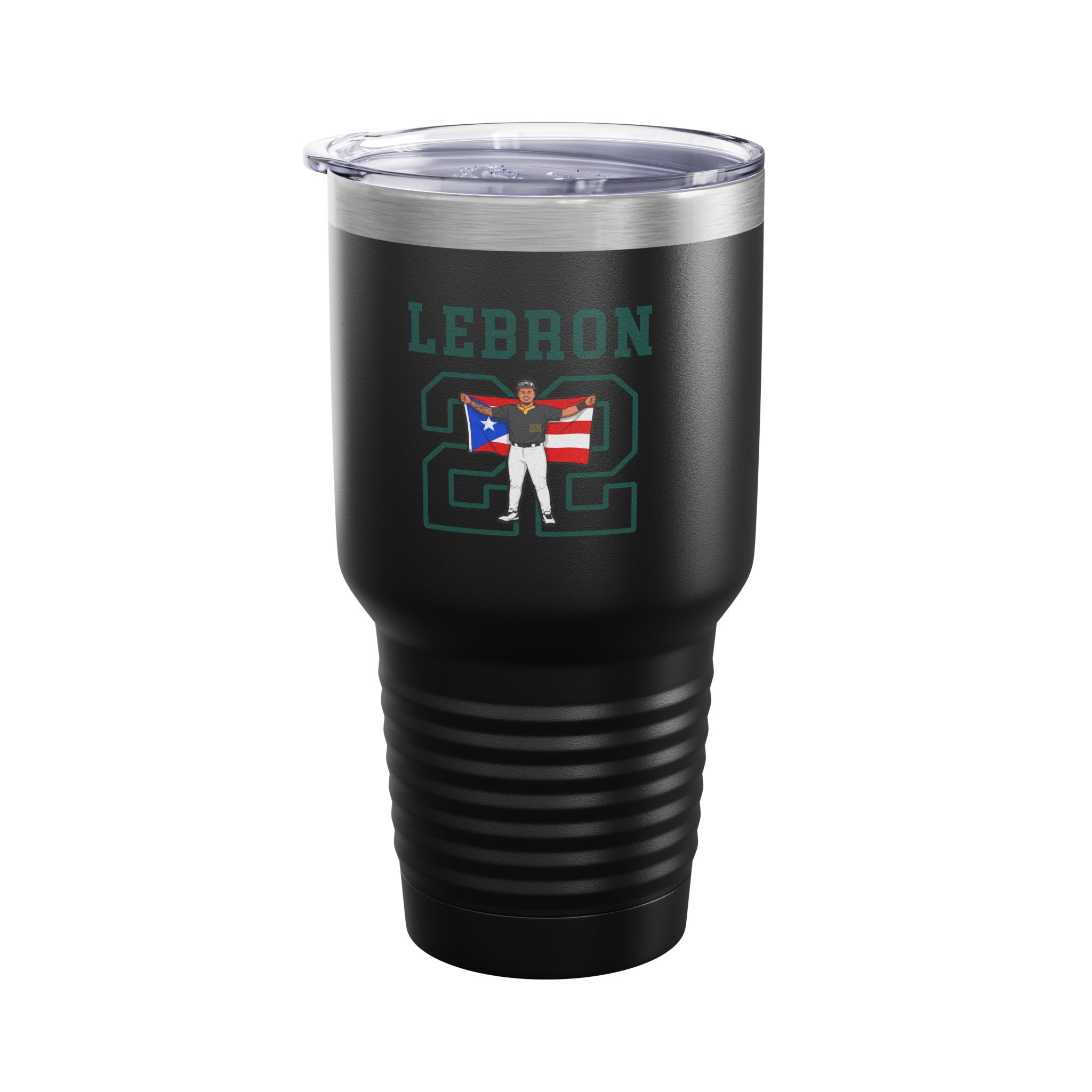30oz Tumbler — character_shirsey in Black