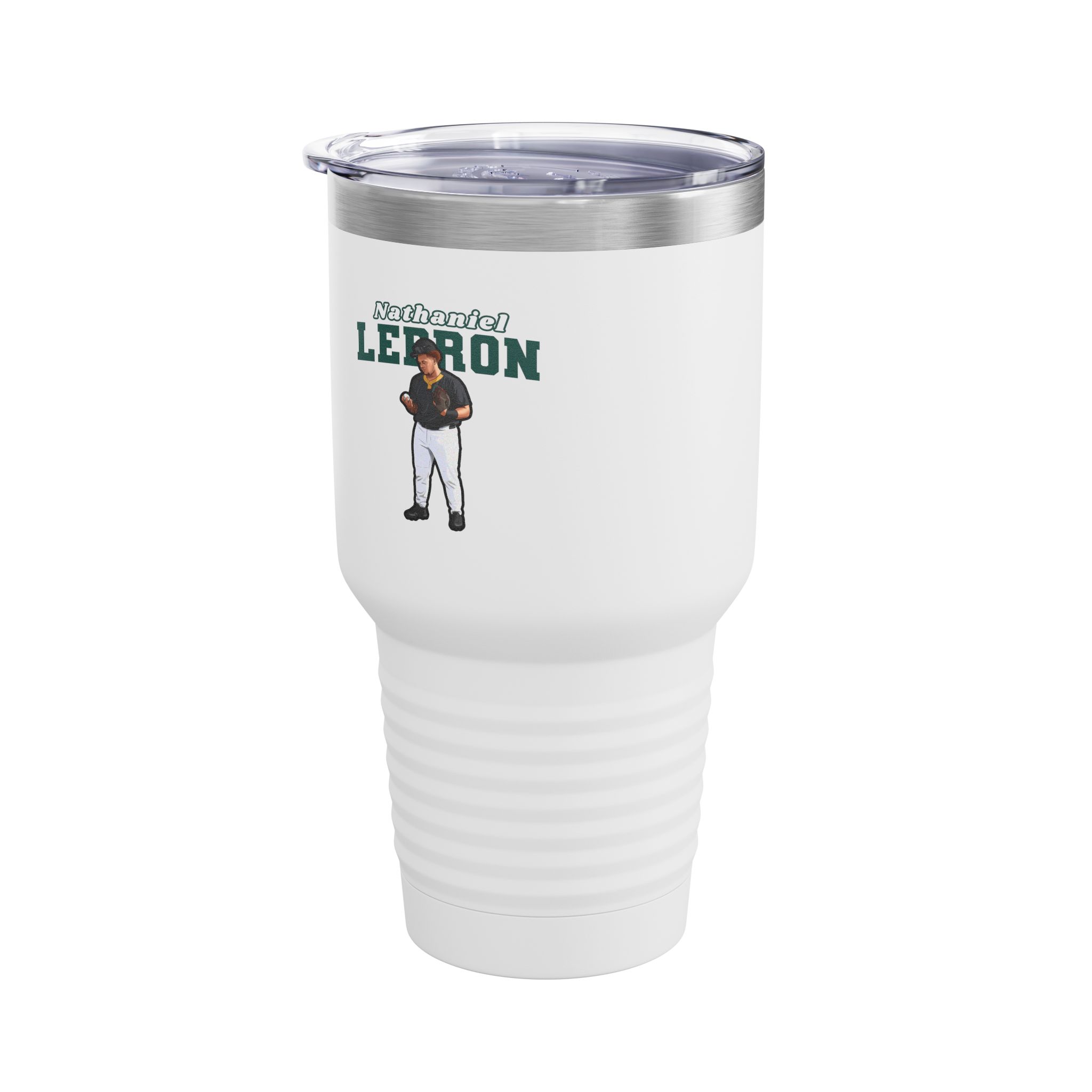 30oz Tumbler — character_name_arch in White