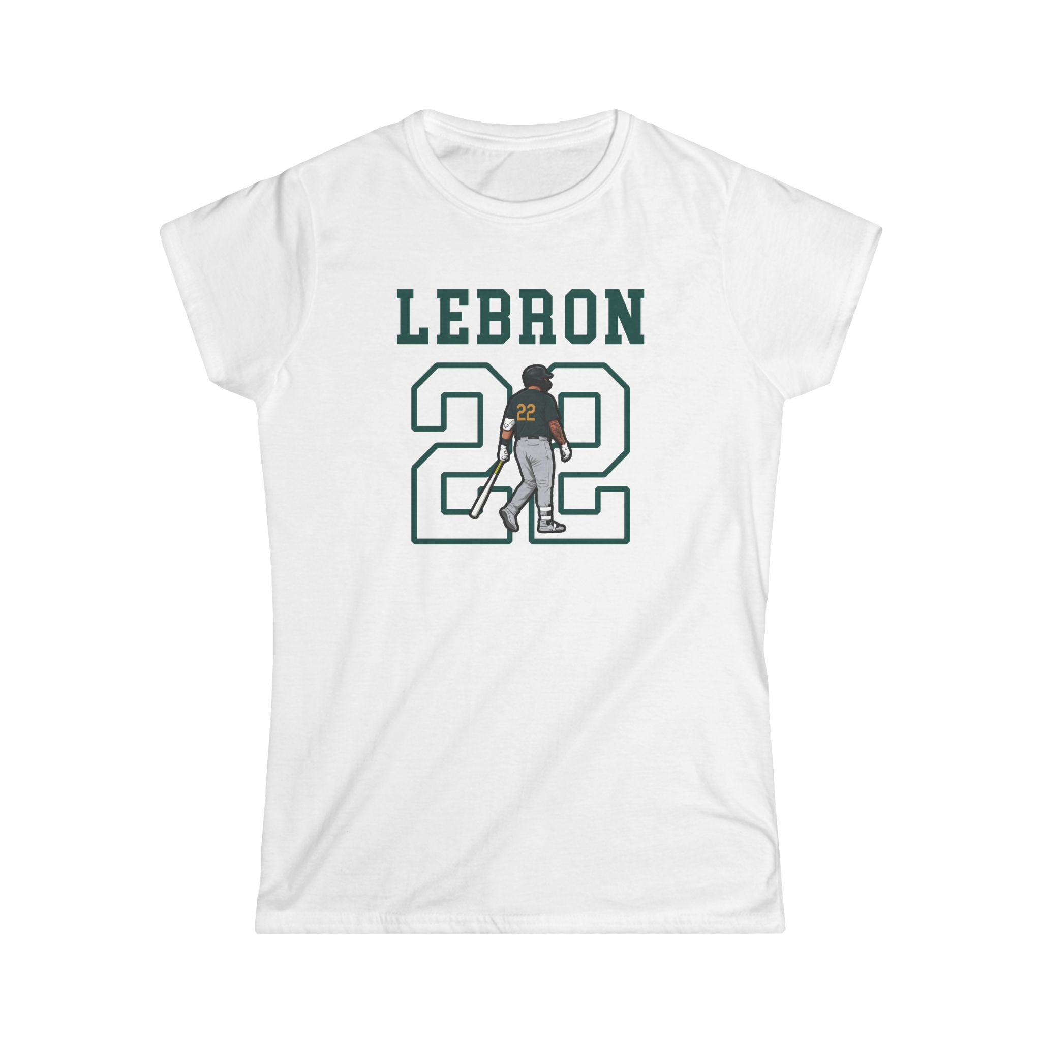 Women's Softstyle Tee — character_shirsey in White