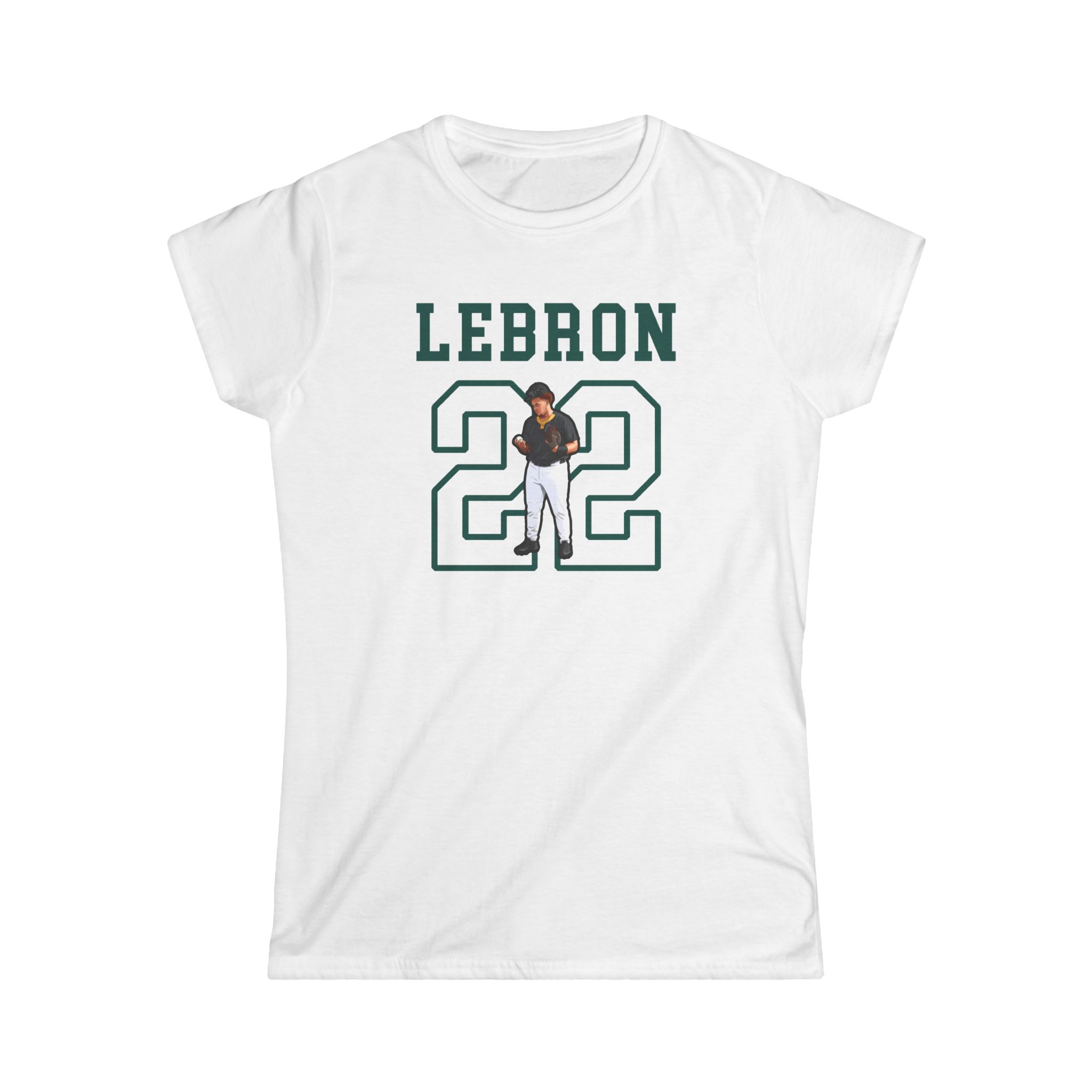 Women's Softstyle Tee — character_shirsey in White
