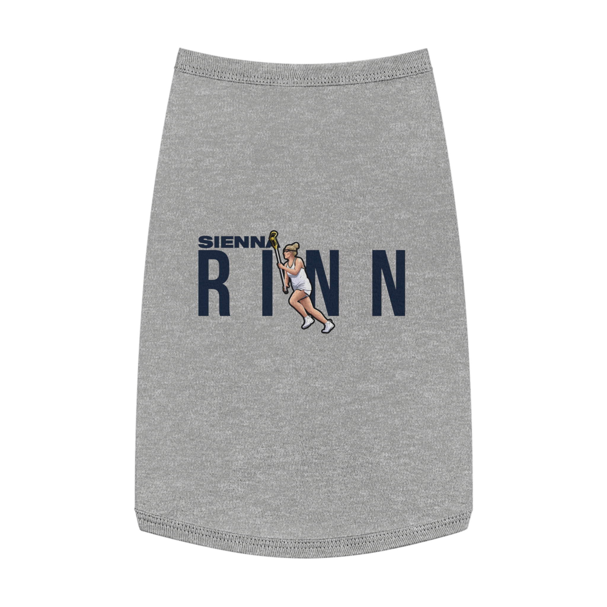 Pet Tank Top — character_player_name in White