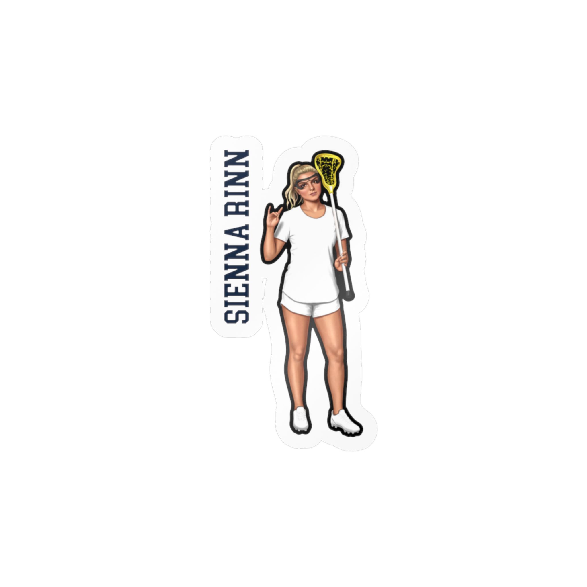 Vinyl Sticker — character_name_vertical in Classic