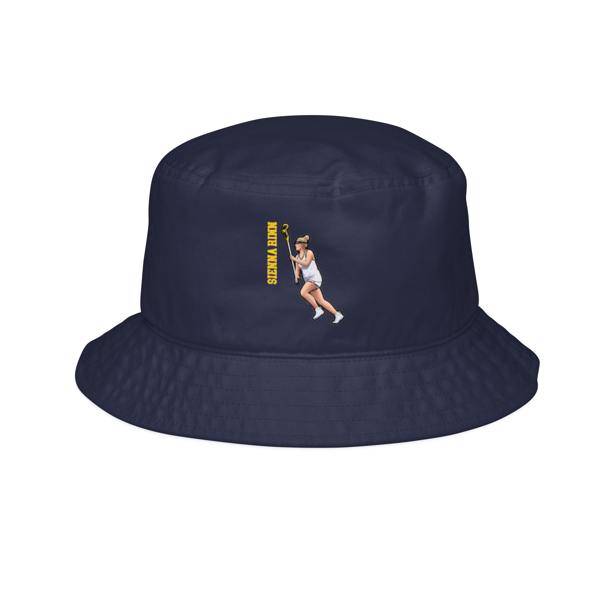 Bucket Hat — character_name_vertical in Navy