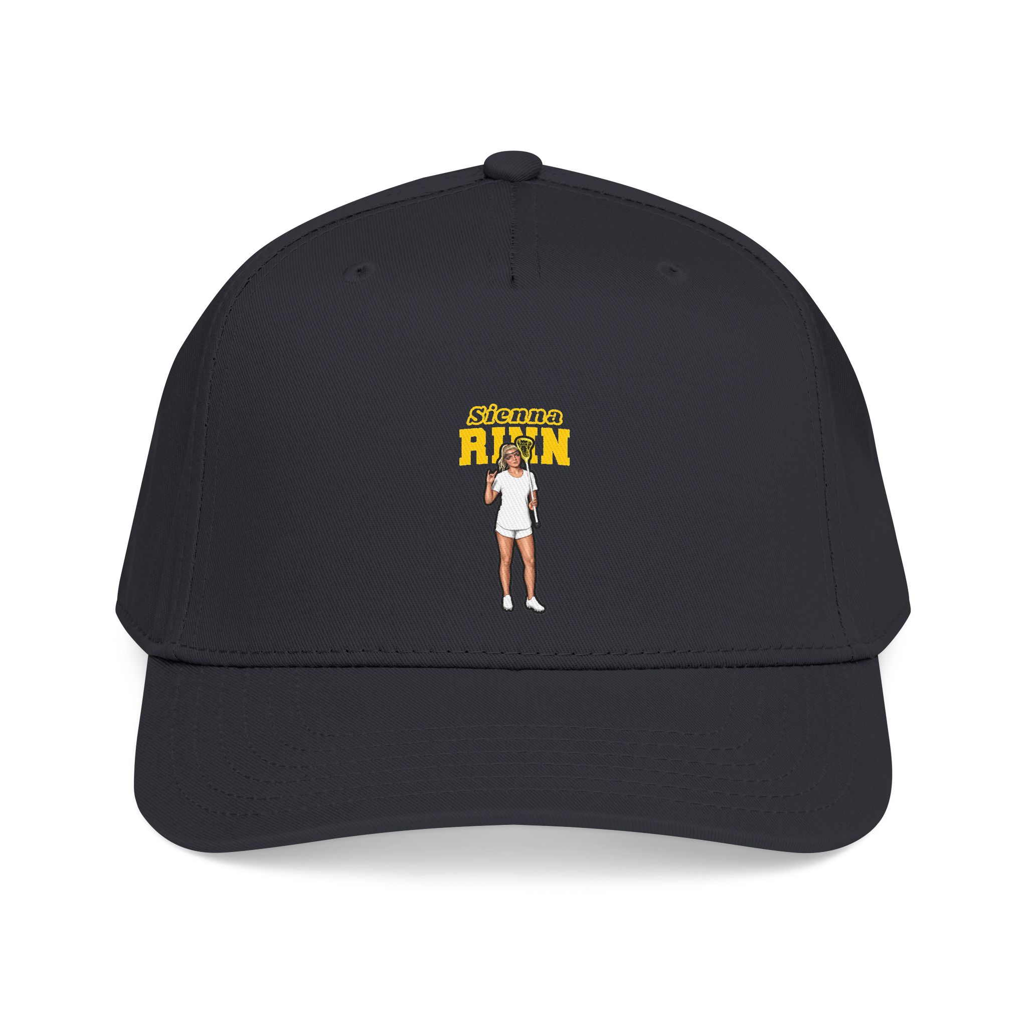 Baseball Cap — character_name_arch in Black