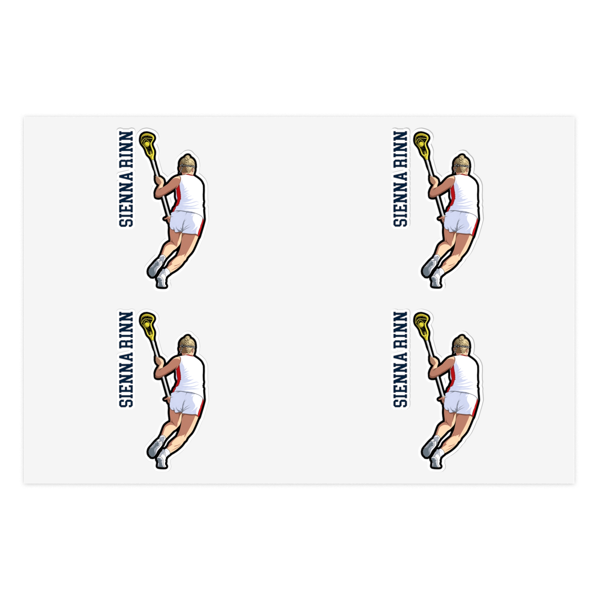 Sticker Sheet — character_name_vertical in Classic