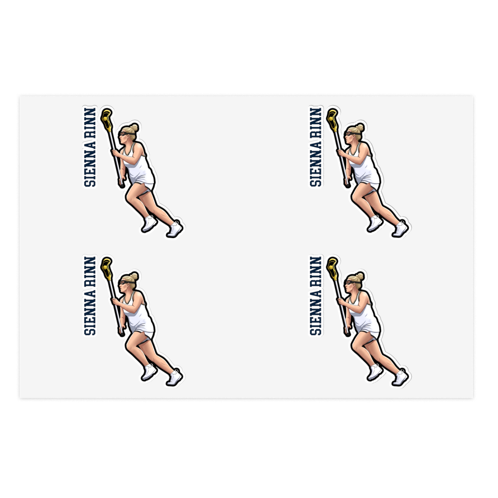 Sticker Sheet — character_name_vertical in Classic